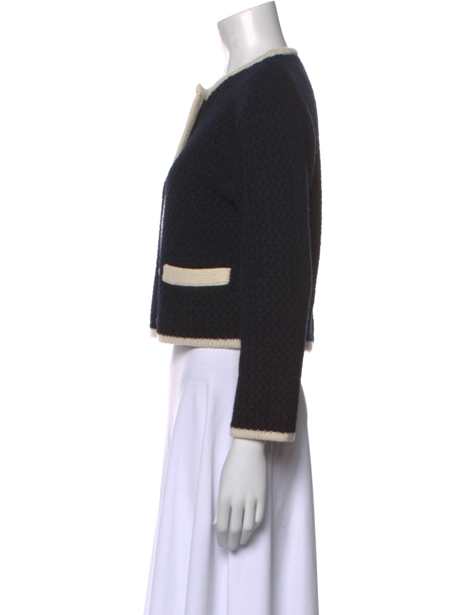 Nili Lotan Lambswool Crew Neck Sweater