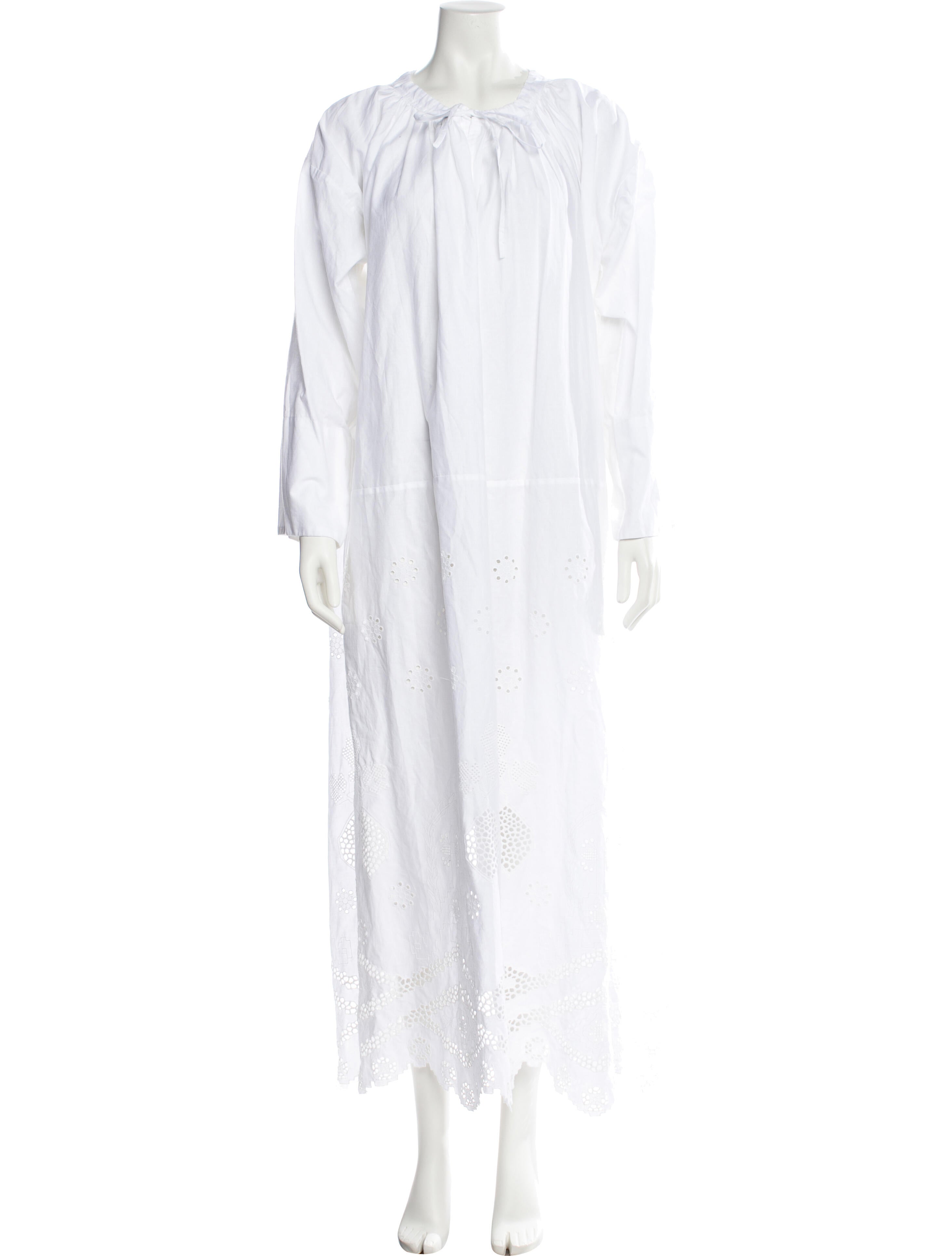 Nili Lotan Crew Neck Long Dress