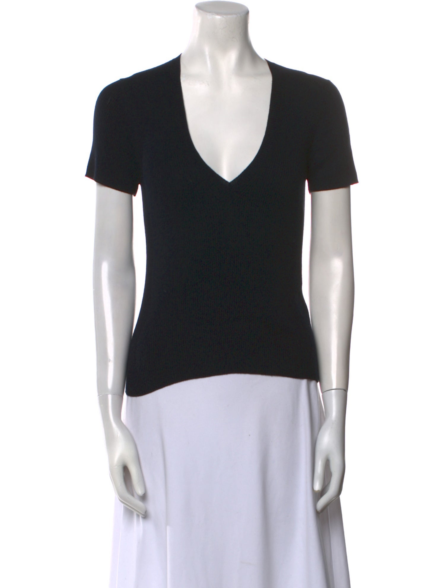 Nili Lotan V-Neck Short Sleeve T-Shirt w/ Tags