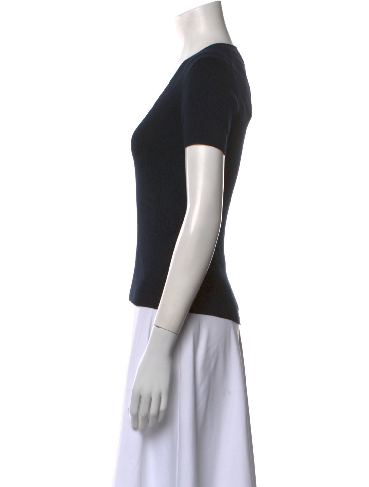 Nili Lotan V-Neck Short Sleeve T-Shirt w/ Tags