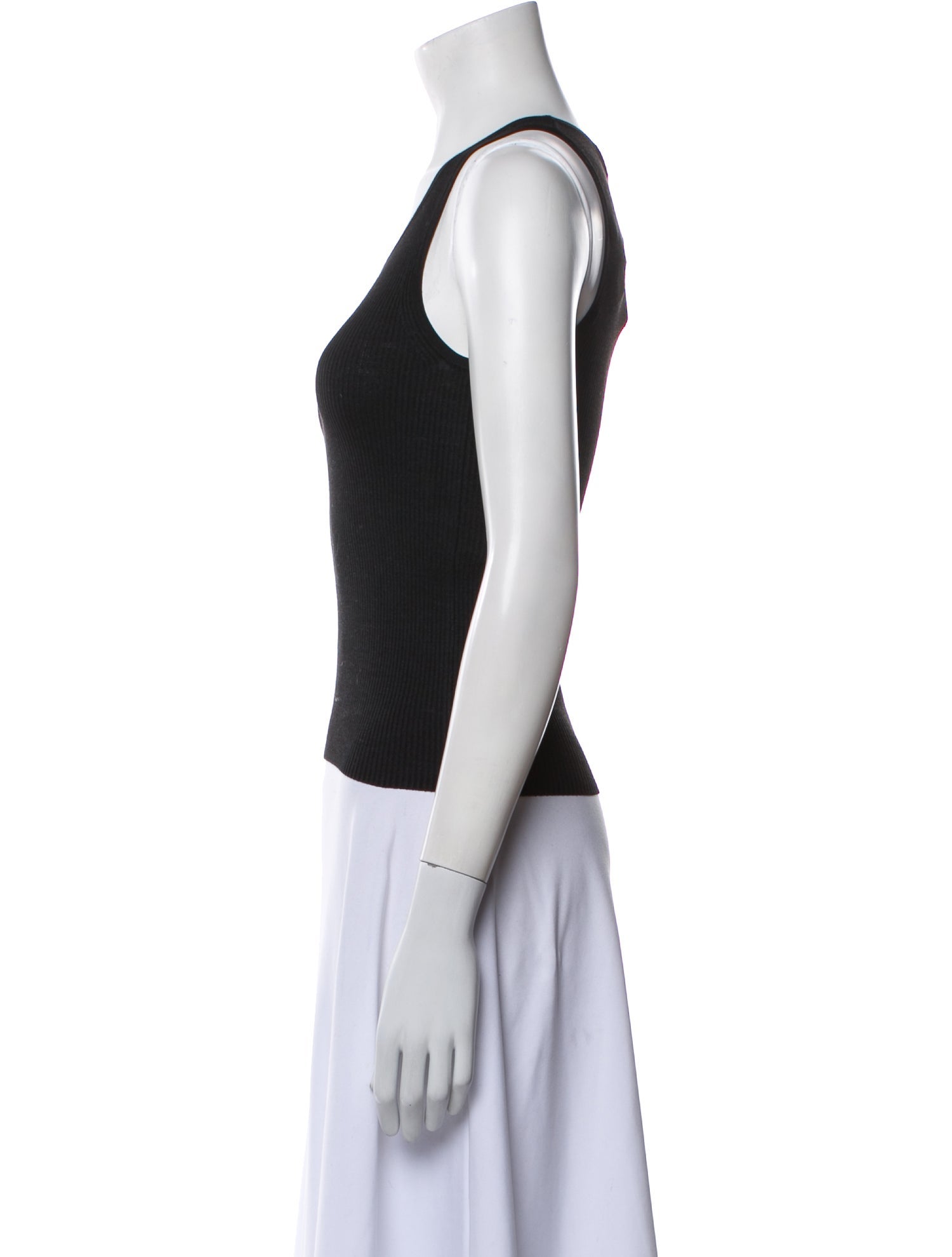 Nili Lotan Silk Scoop Neck Top w/ Tags