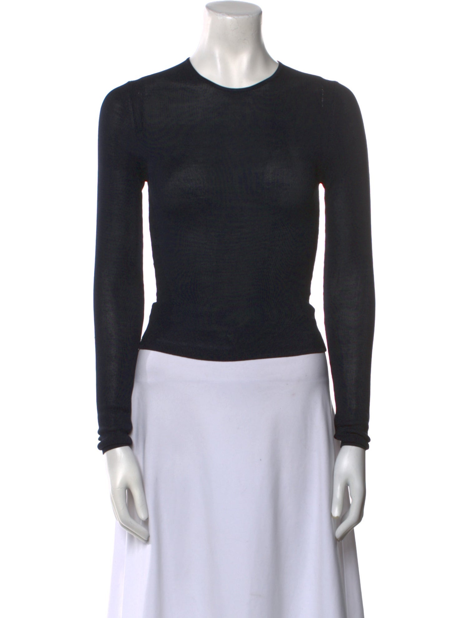 Nili Lotan Silk Crew Neck Top w/ Tags