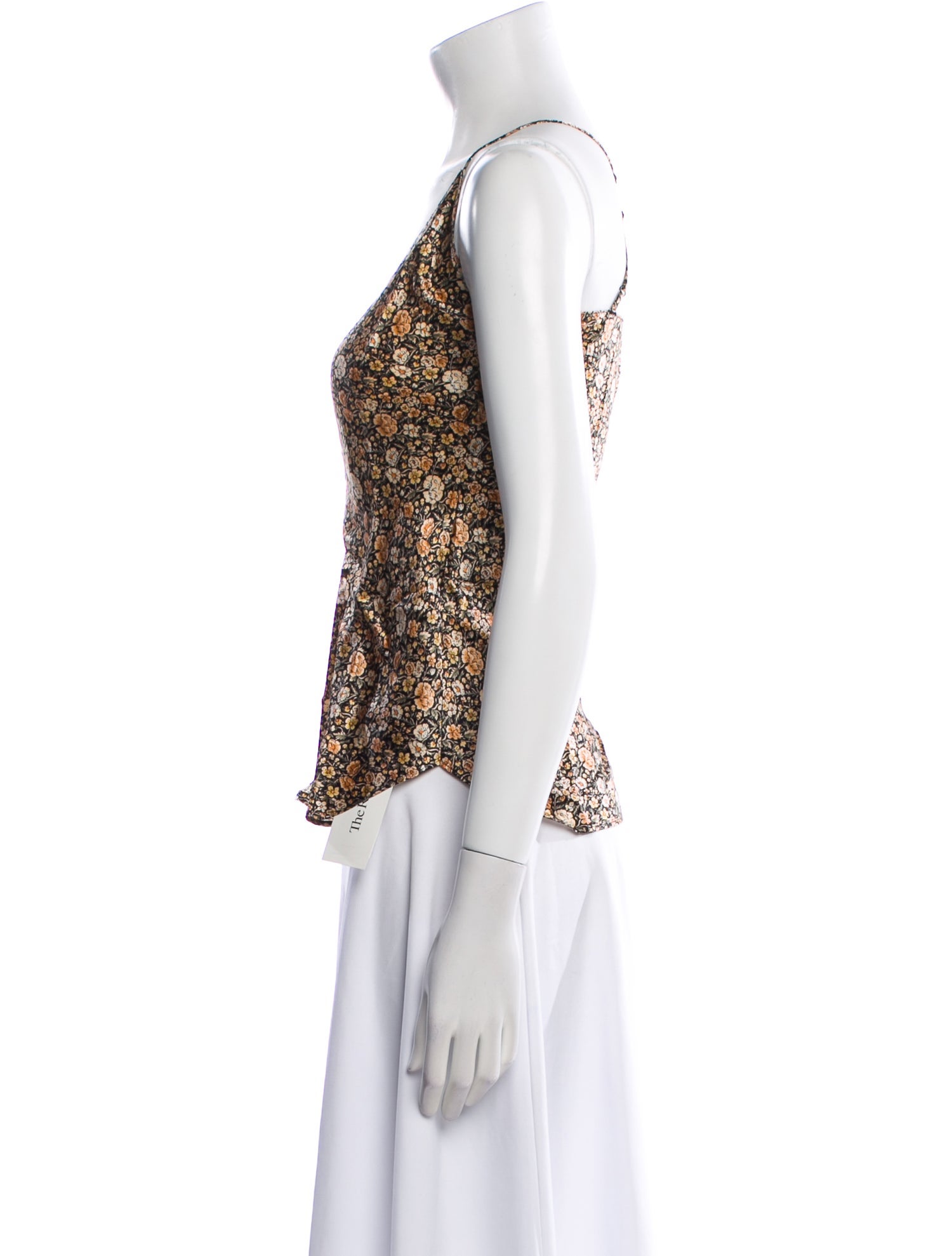 Nili Lotan Silk Floral Print Blouse