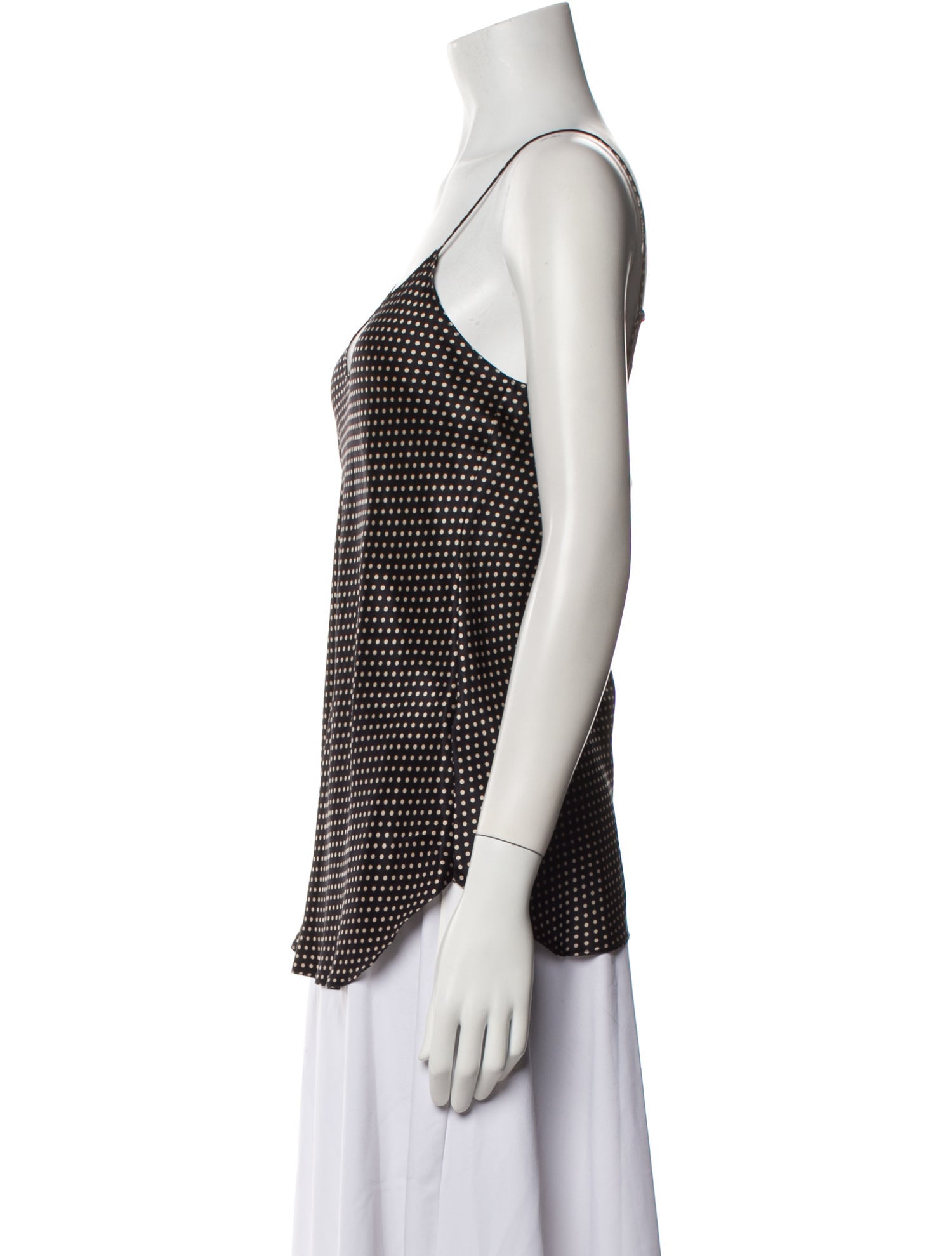 Nili Lotan Silk V-Neck Top w/ Tags