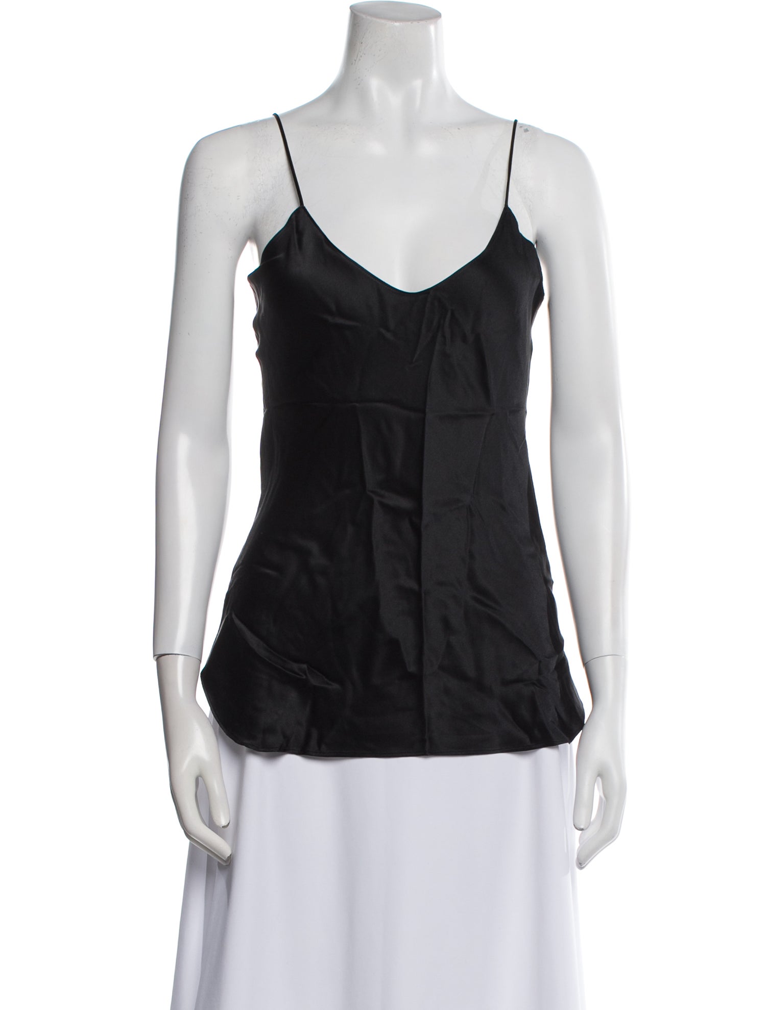 Nili Lotan Silk V-Neck Top