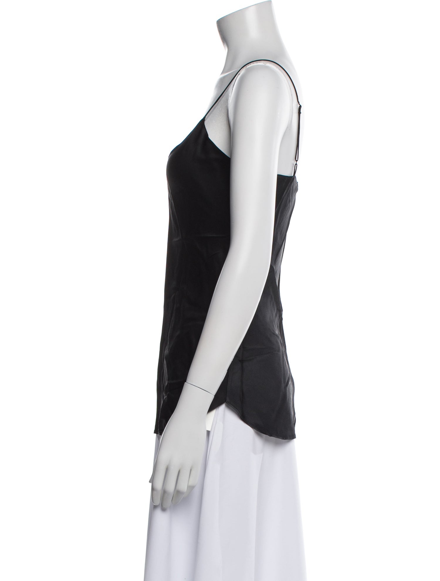 Nili Lotan Silk V-Neck Top