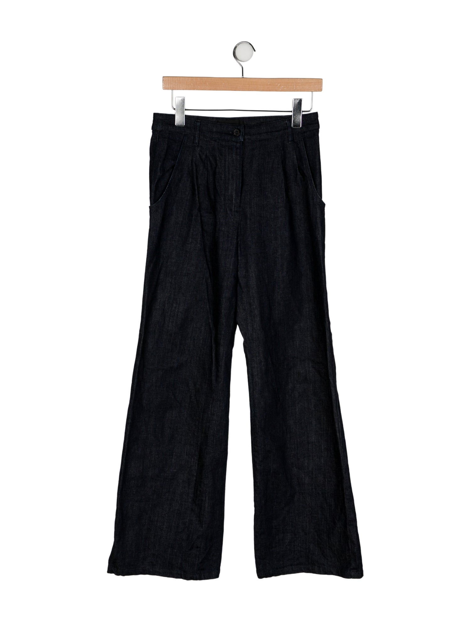 Nili Lotan High-Rise Wide Leg Jeans