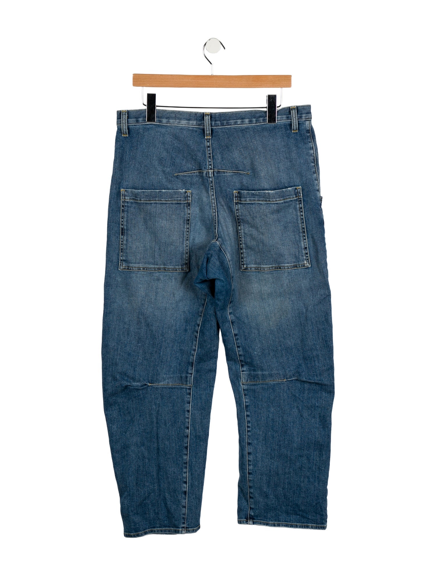 Nili Lotan High-Rise Straight Leg Jeans