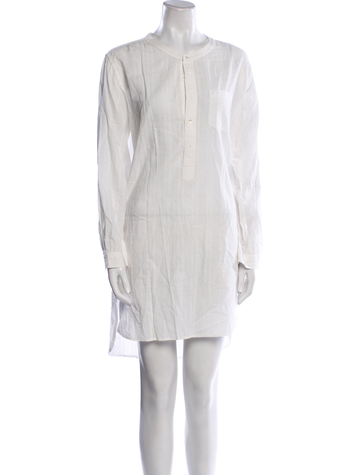 Nili Lotan Crew Neck Mini Dress