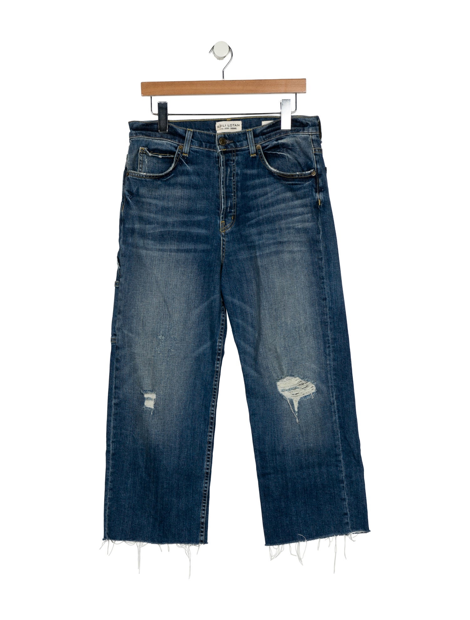 Nili Lotan High-Rise Wide Leg Jeans