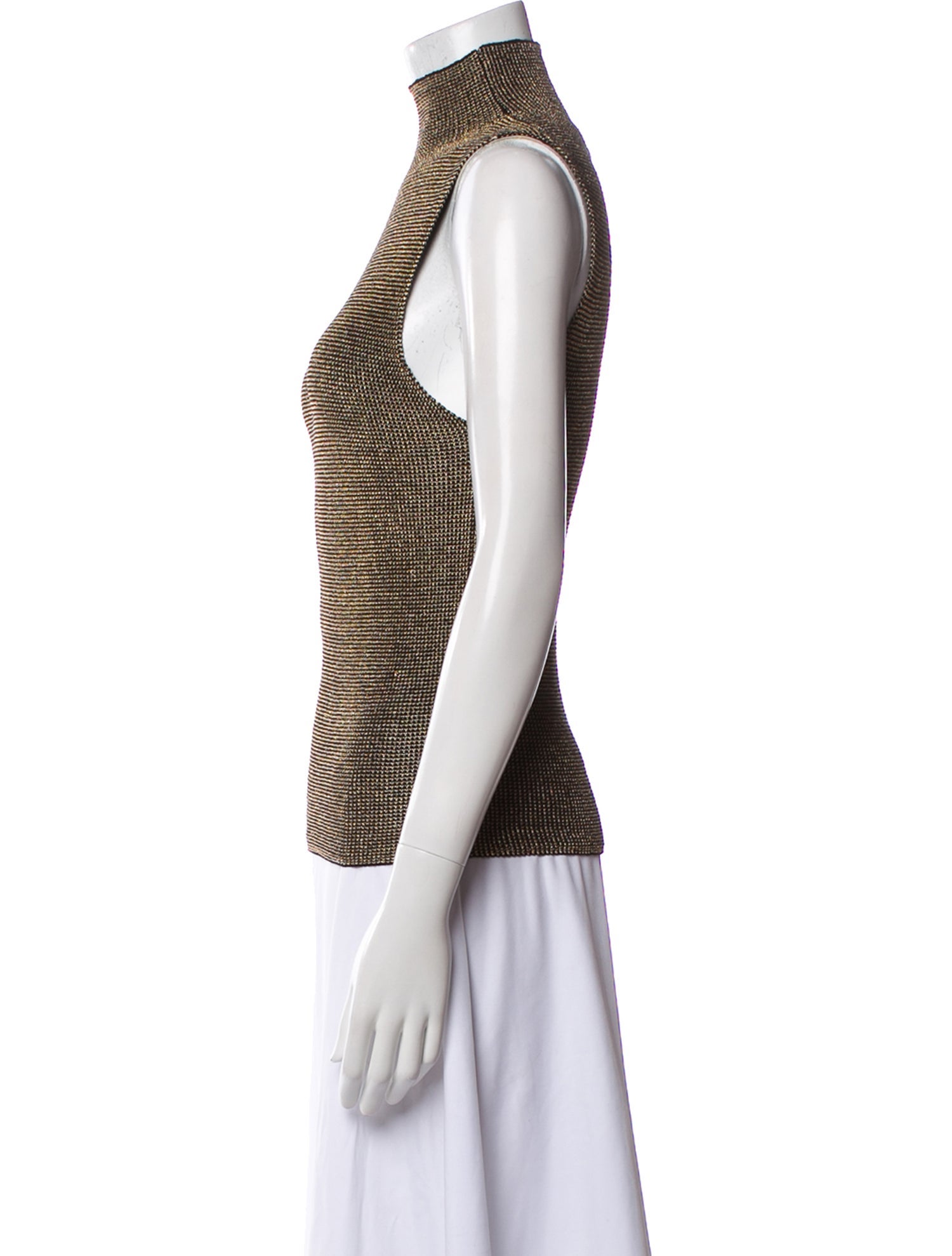 Nili Lotan Printed Turtleneck Top