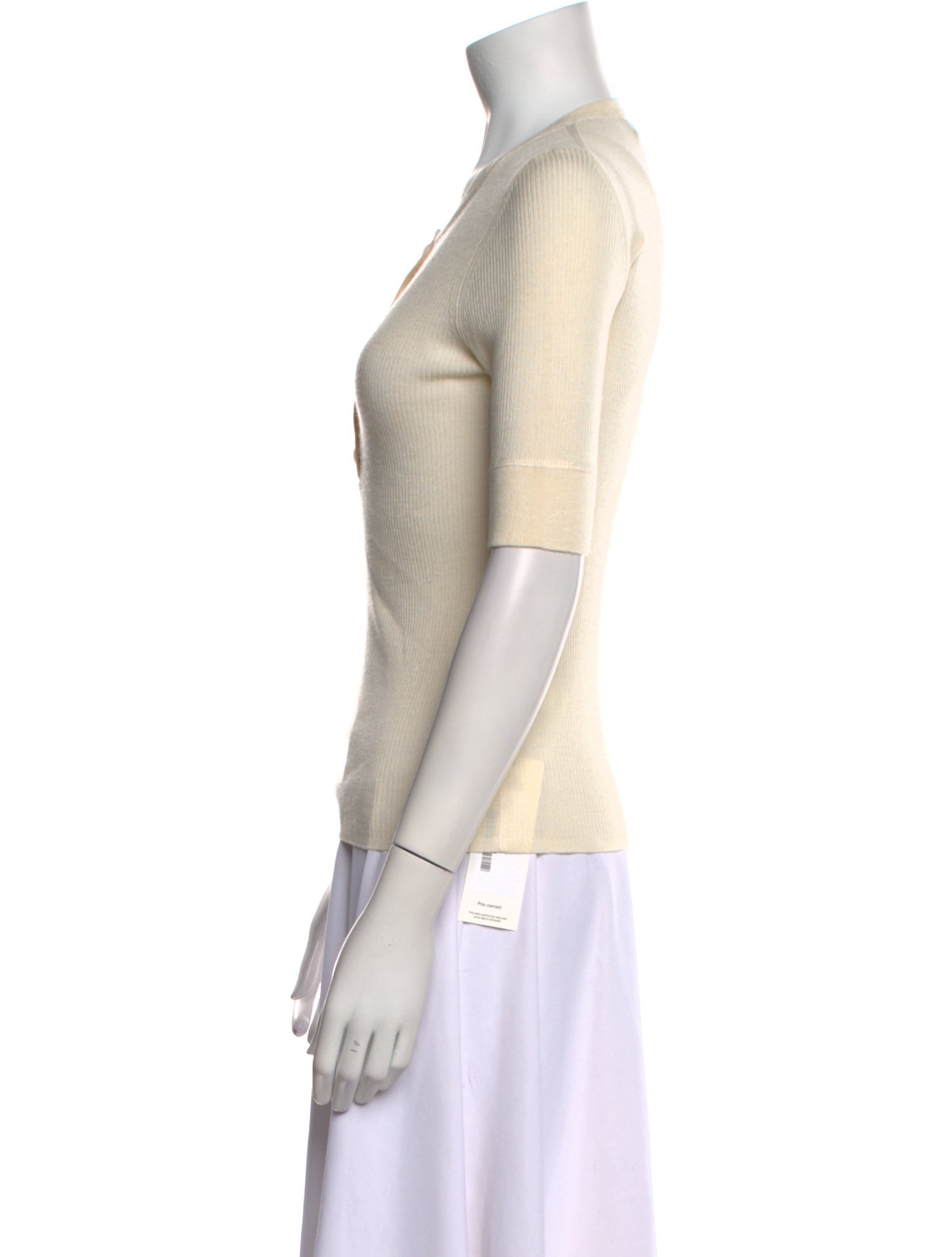 Nili Lotan Merino Wool Scoop Neck Top