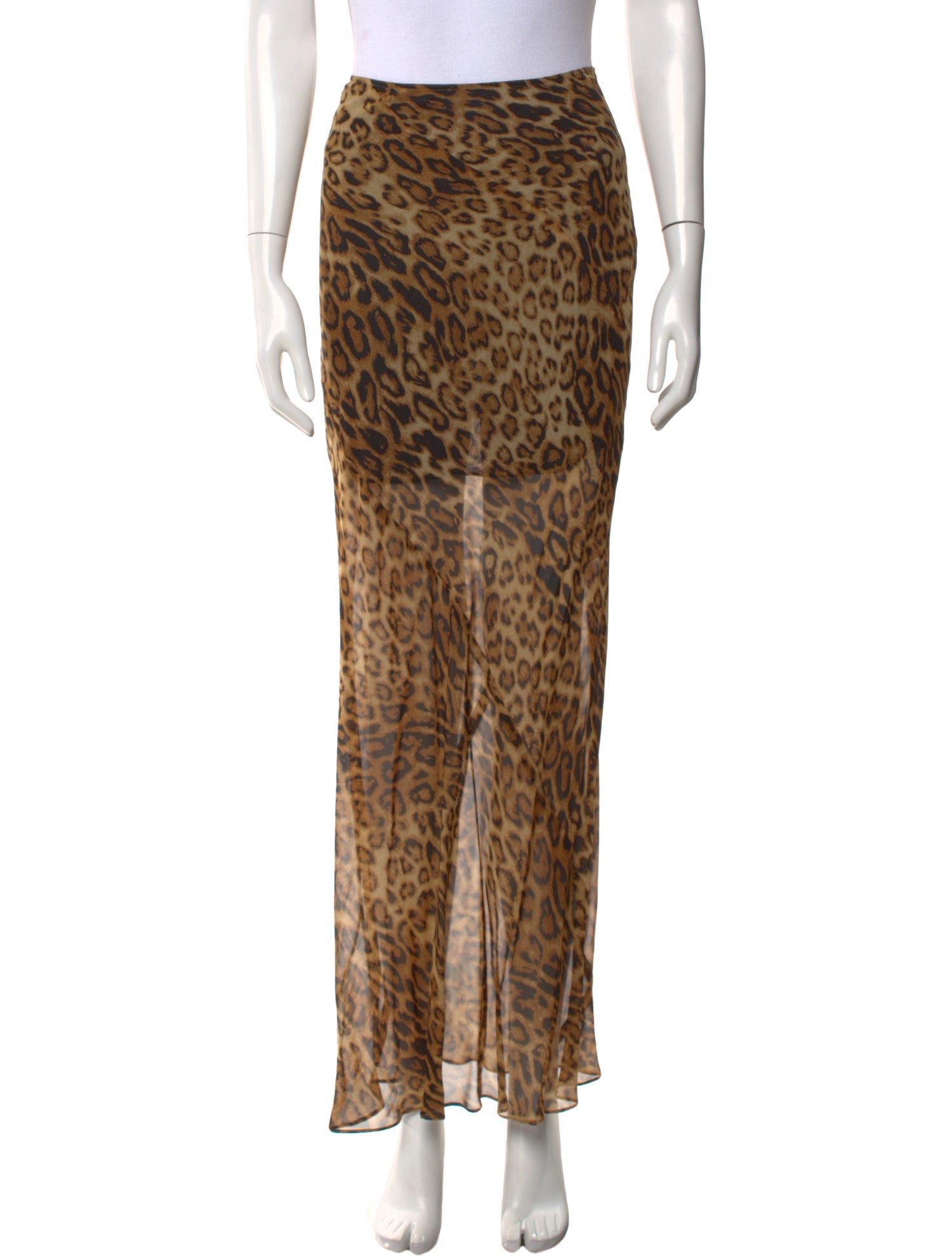 Nili Lotan Silk Long Skirt