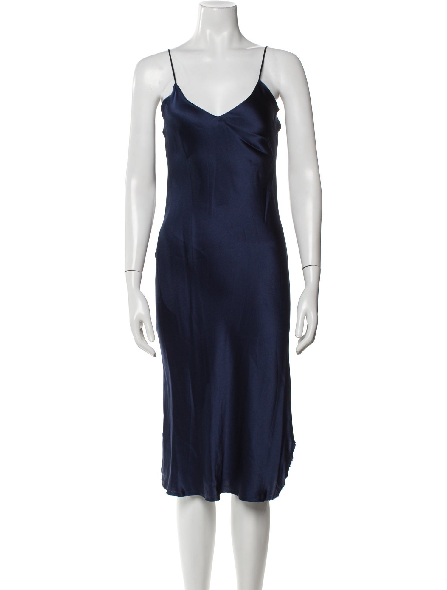 Nili Lotan Silk Midi Length Dress