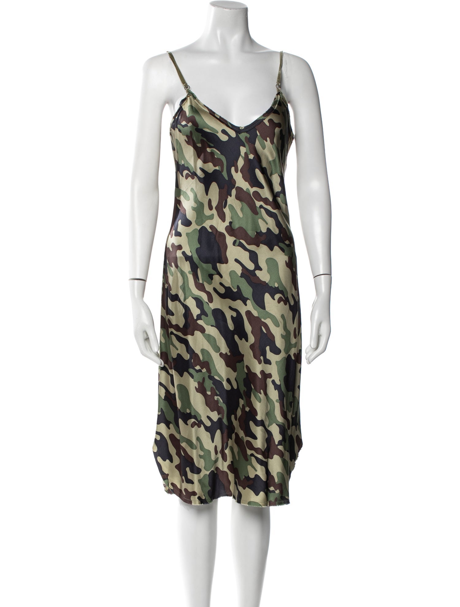 Nili Lotan Silk Midi Length Dress