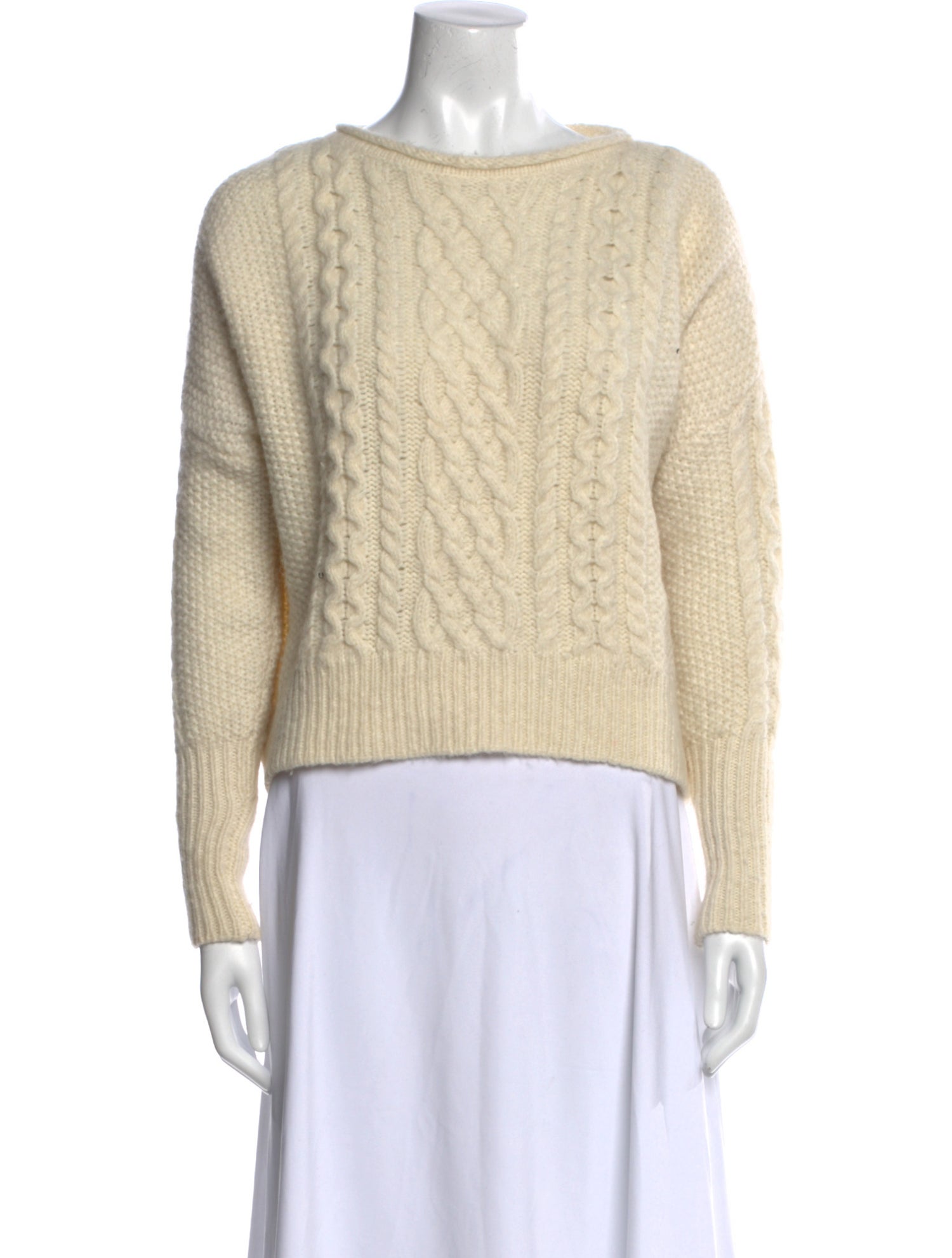 Nili Lotan Alpaca Bateau Neckline Sweater