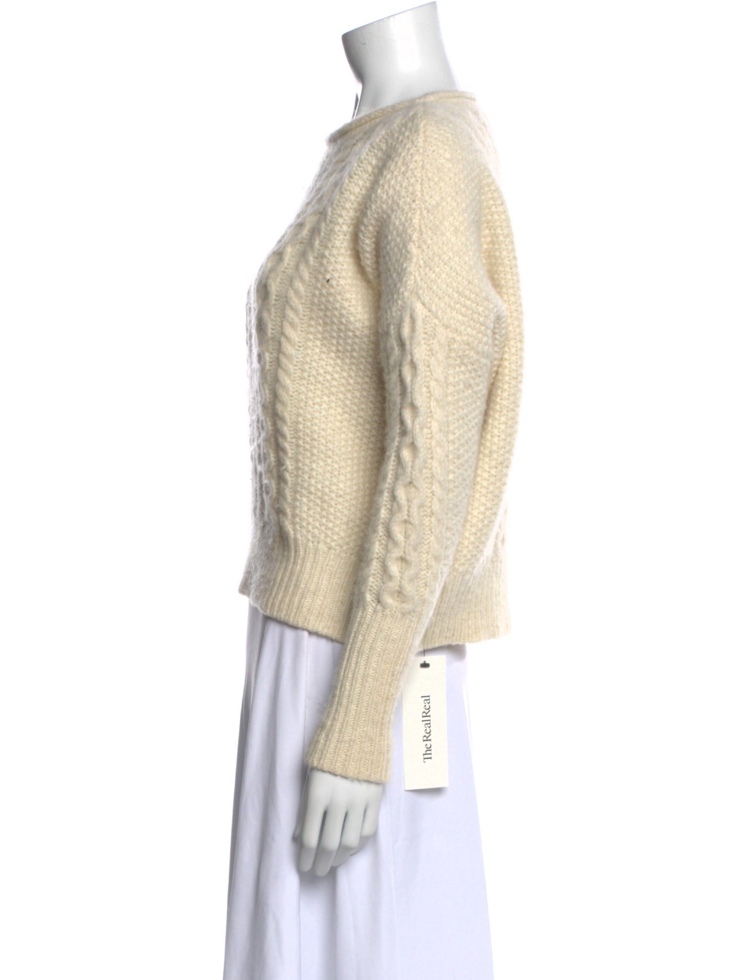 Nili Lotan Alpaca Bateau Neckline Sweater