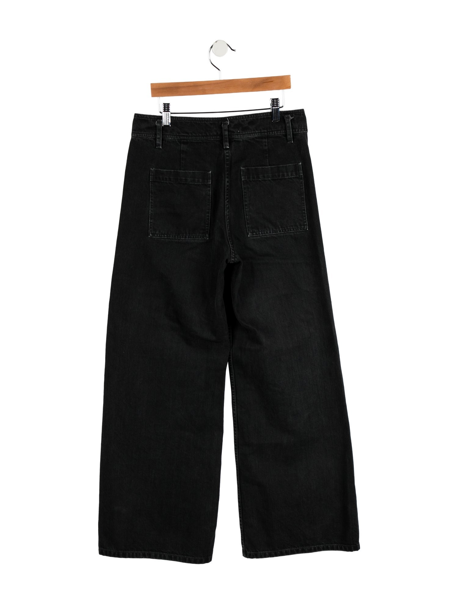 Nili Lotan Mid-Rise Wide Leg Jeans