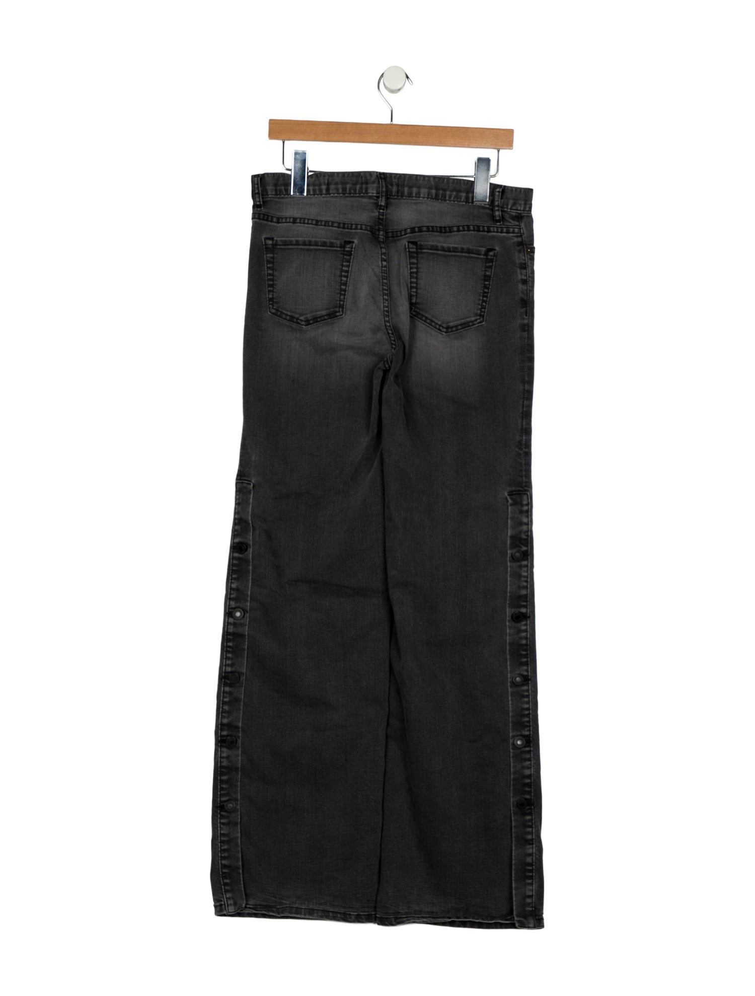 Nili Lotan Low-Rise Wide Leg Jeans