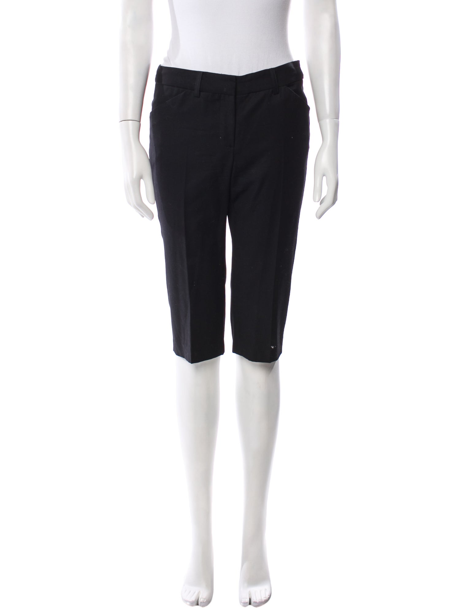 Nili Lotan Wool Knee-Length Shorts