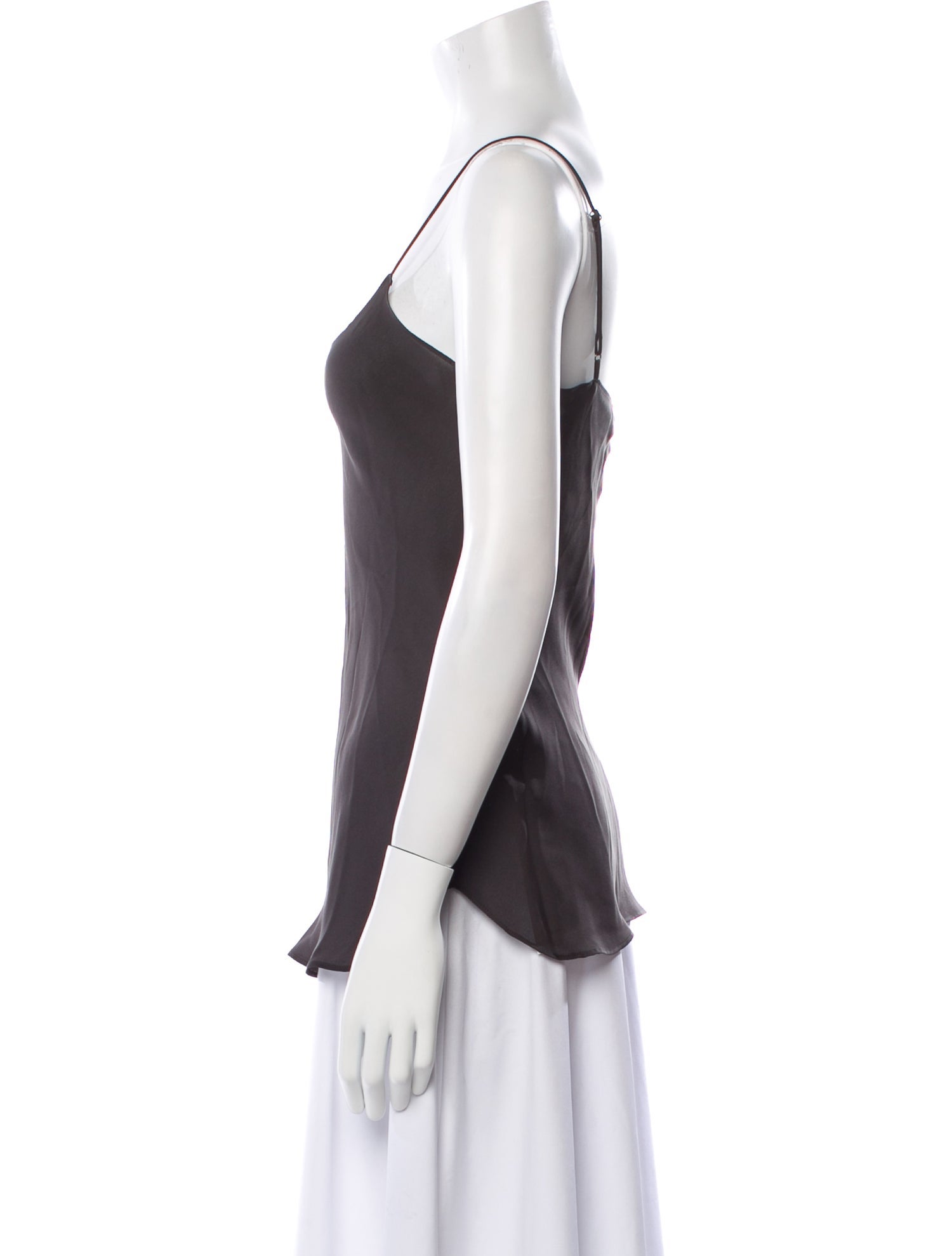 Nili Lotan Silk V-Neck Top