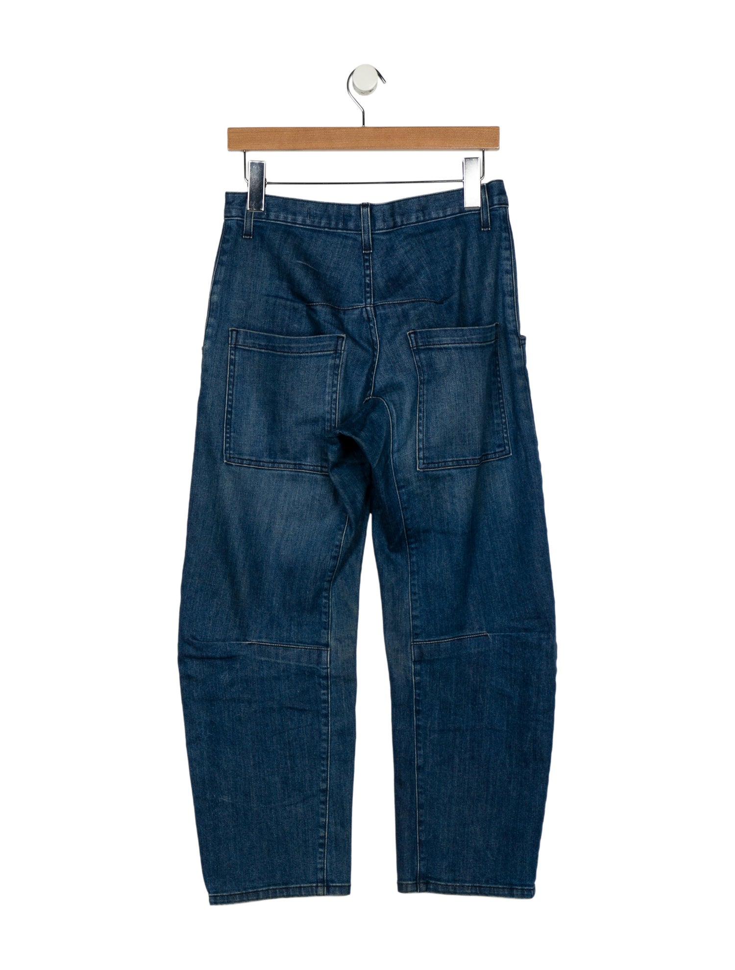 Nili Lotan Mid-Rise Straight Leg Jeans