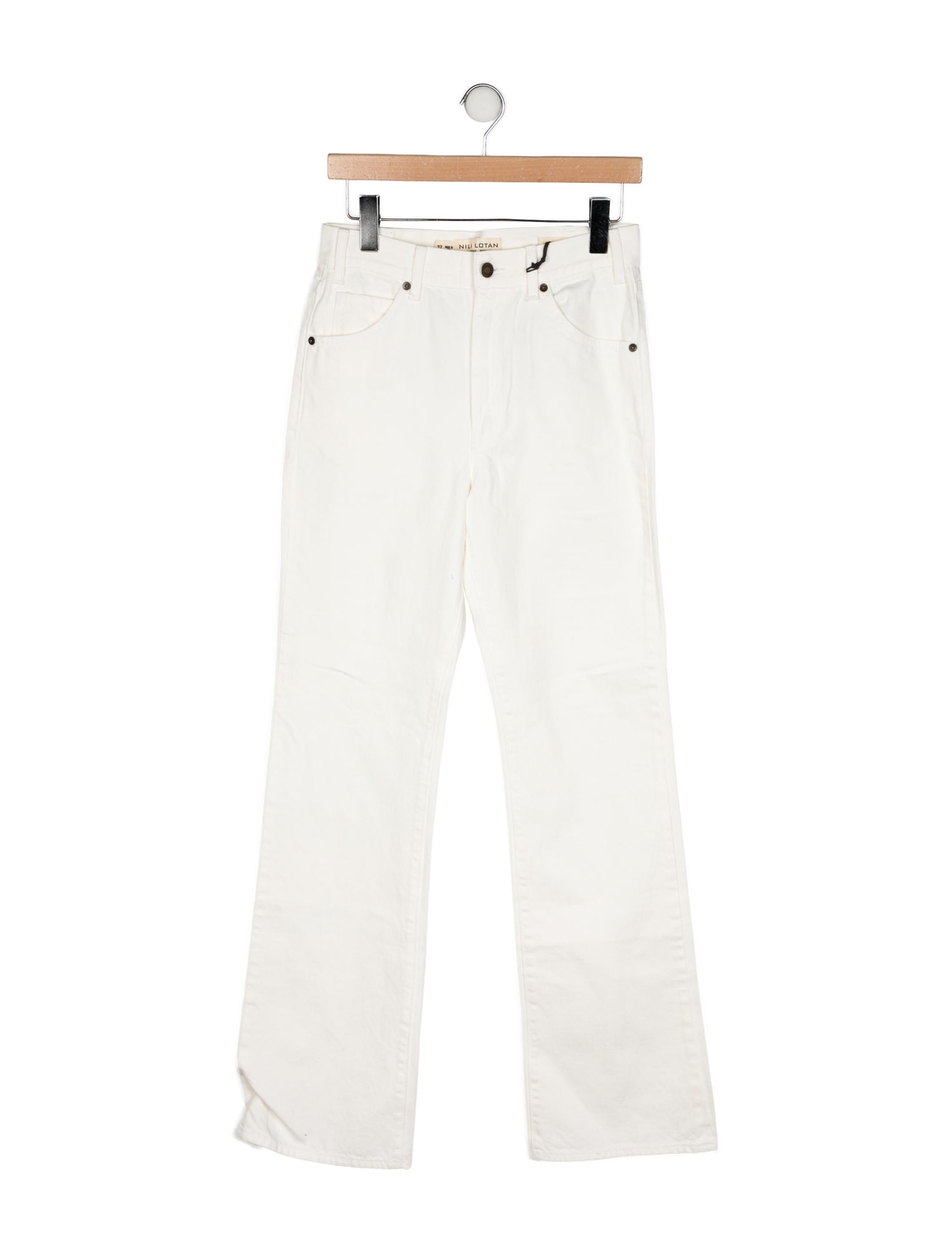 Nili Lotan High-Rise Wide Leg Jeans