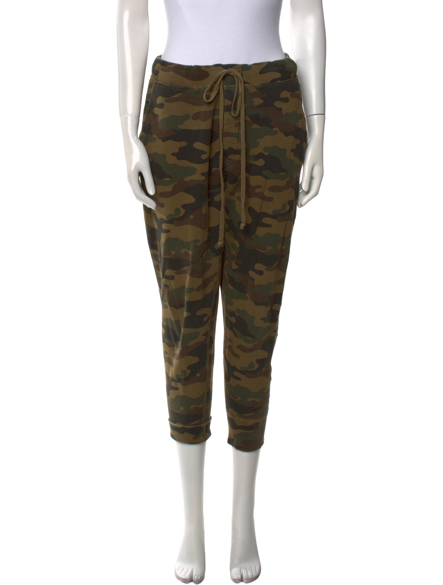 Nili Lotan Camouflage Print Skinny Leg Pants
