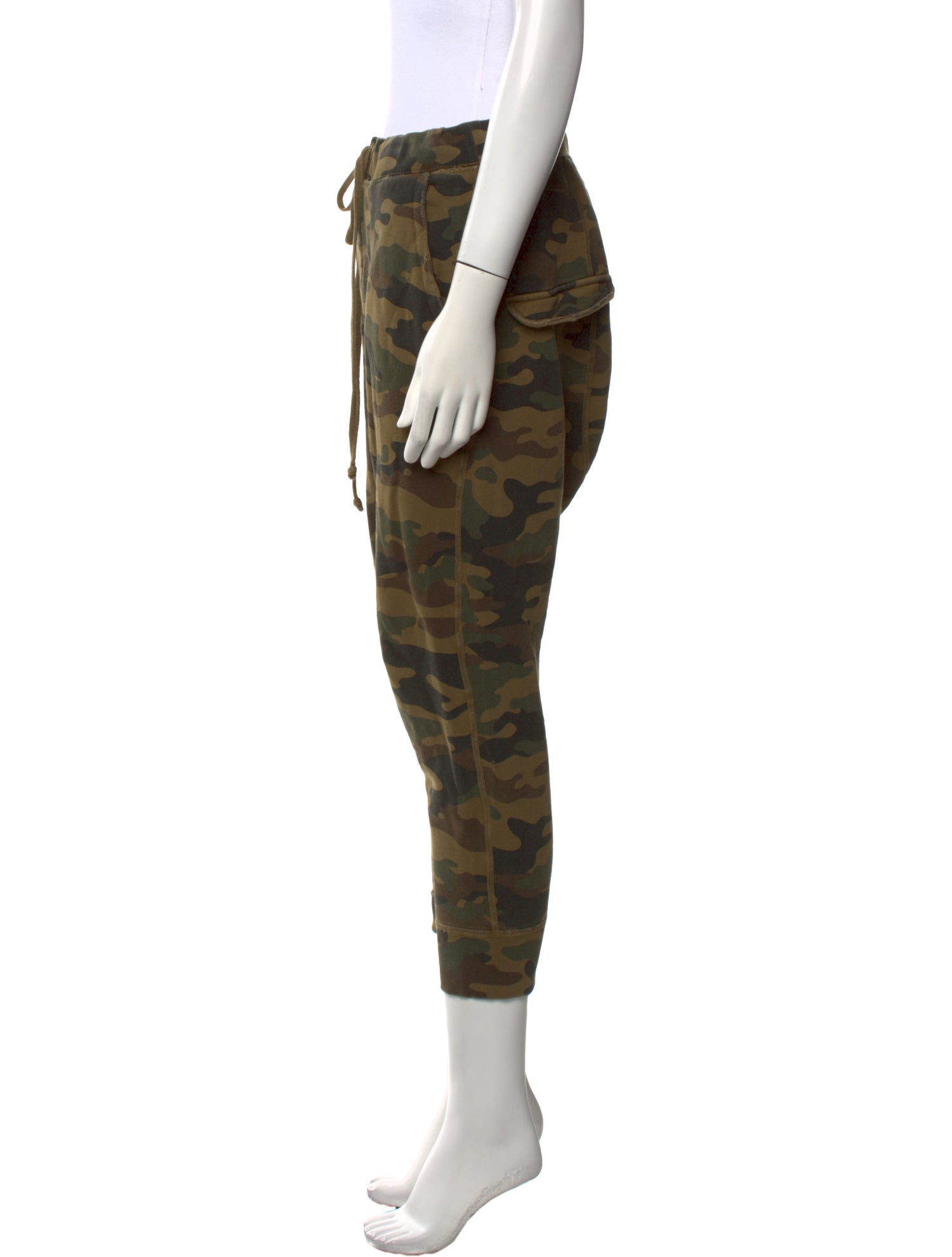Nili Lotan Camouflage Print Skinny Leg Pants