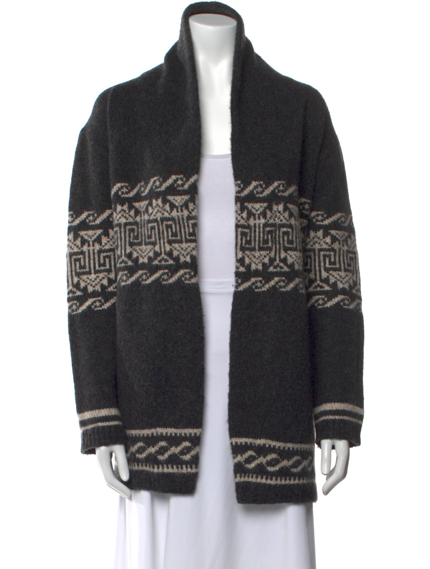 Nili Lotan Merino Wool Printed Sweater