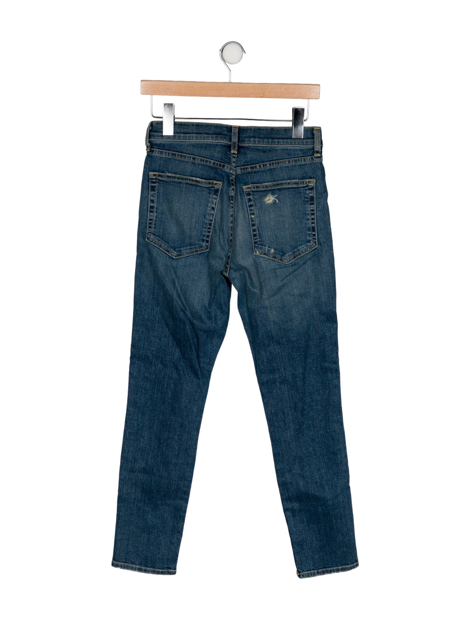 Nili Lotan Mid-Rise Skinny Leg Jeans