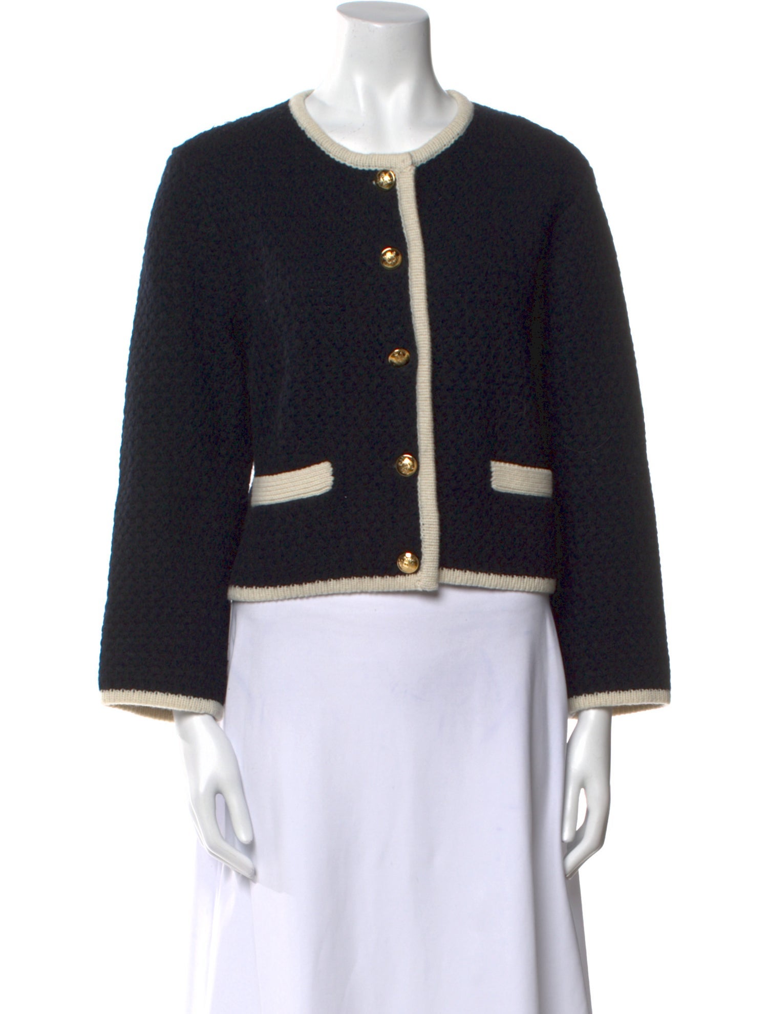 Nili Lotan Lambswool Crew Neck Sweater