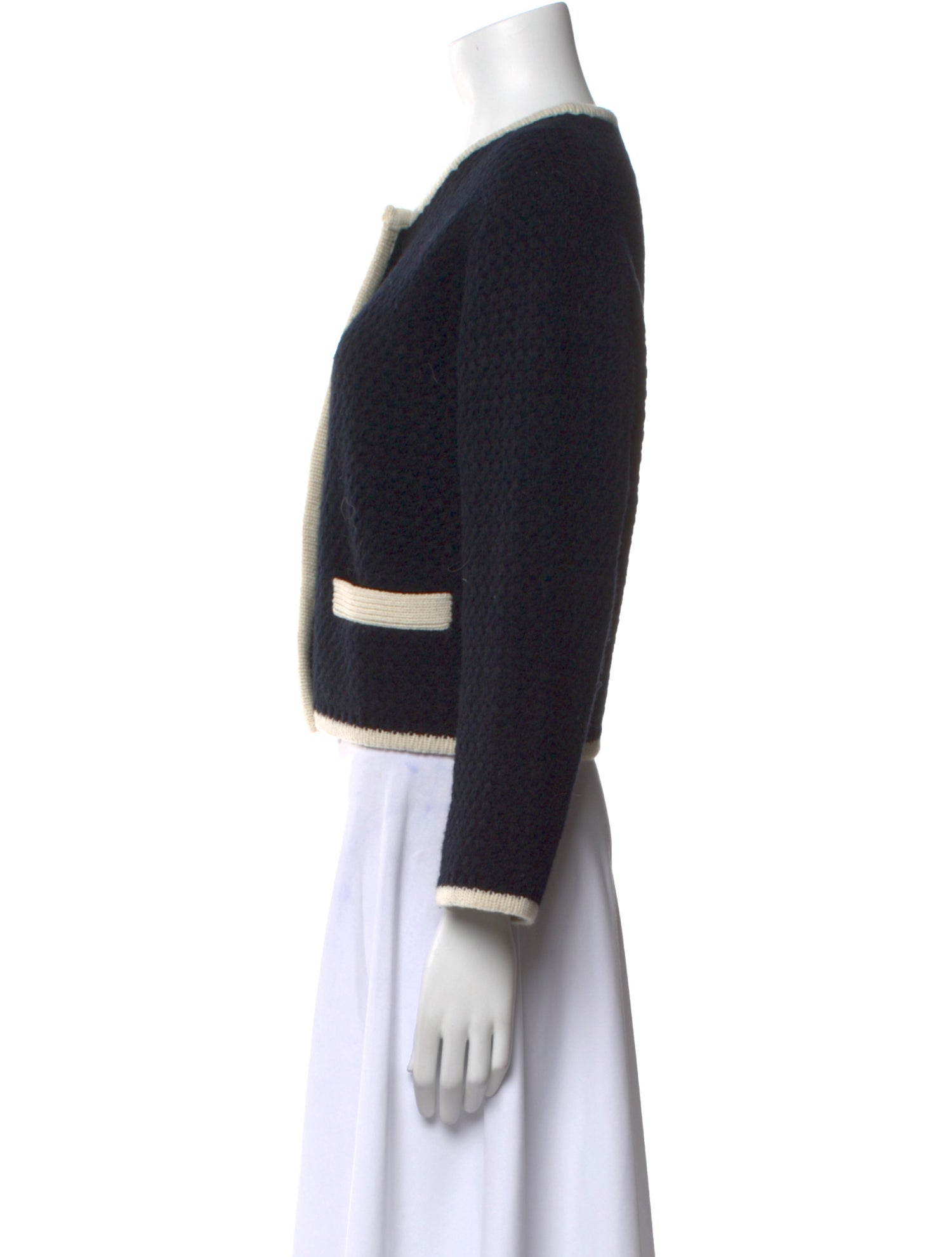 Nili Lotan Lambswool Crew Neck Sweater