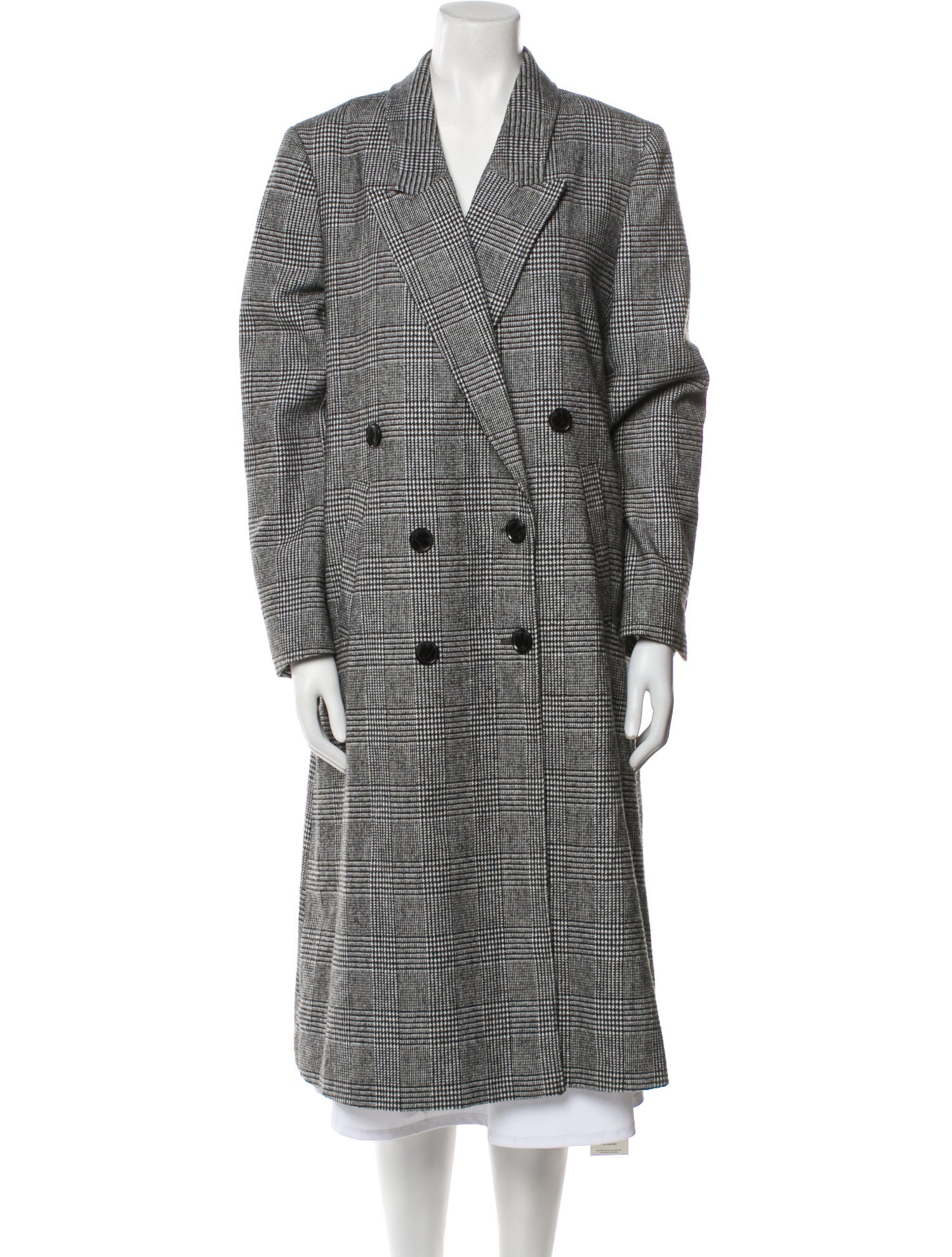 Nili Lotan Plaid Print Coat