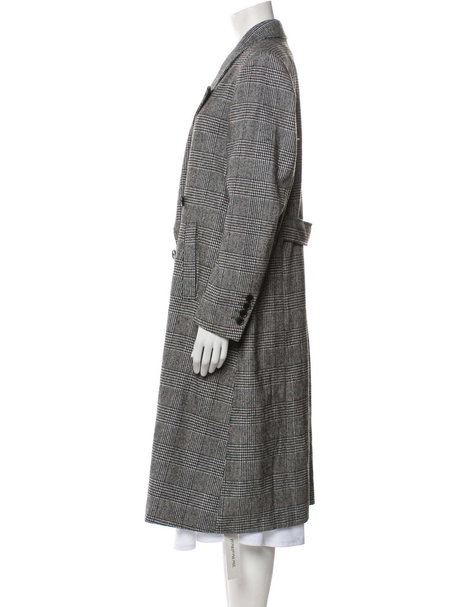 Nili Lotan Plaid Print Coat