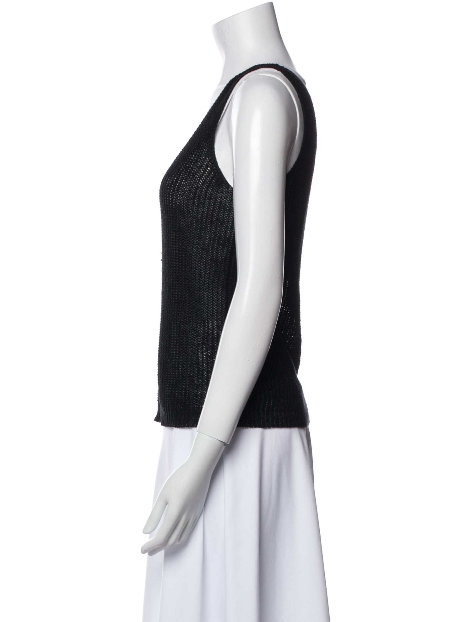 Nili Lotan Linen V-Neck Top