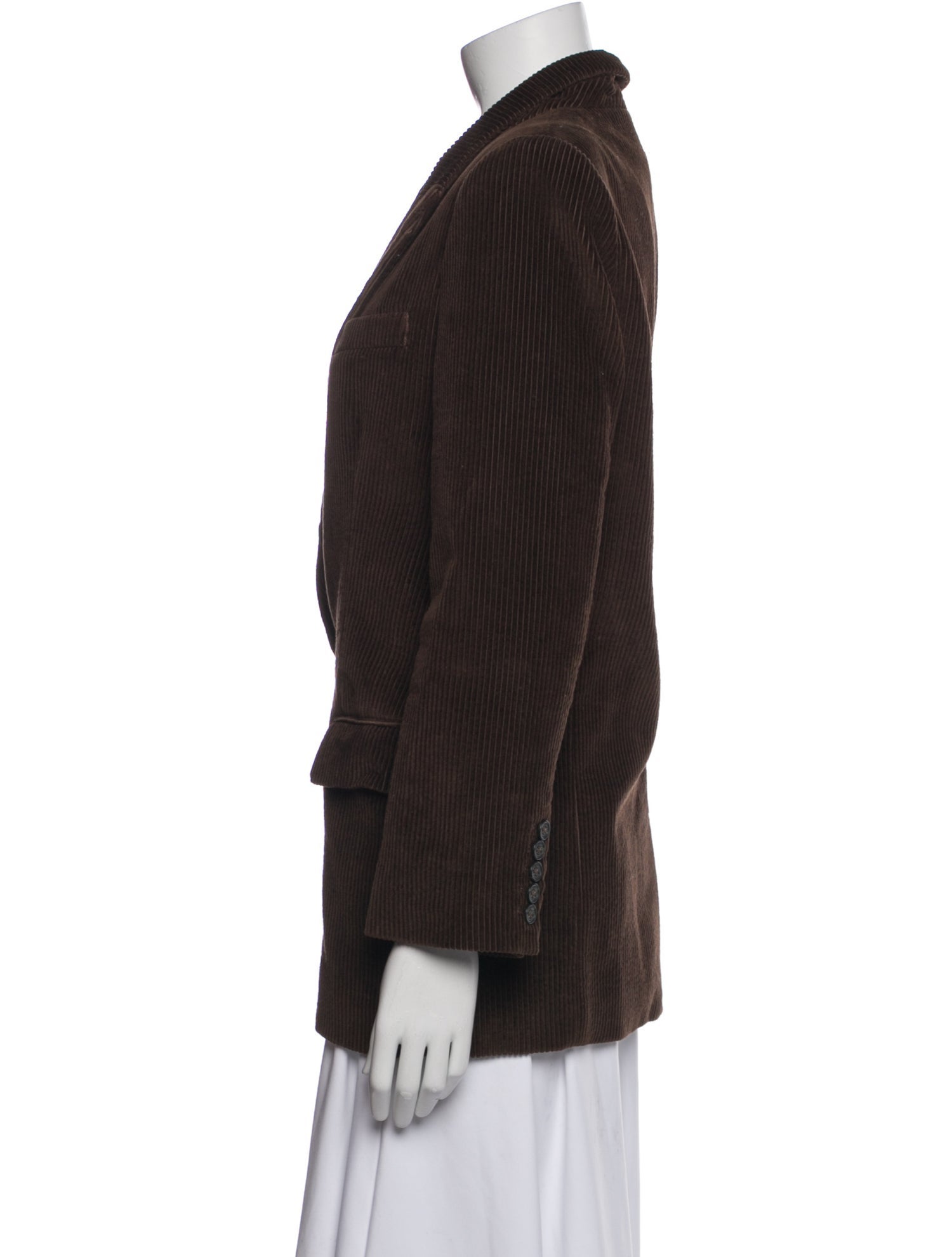 Nili Lotan Corduroy Striped Blazer