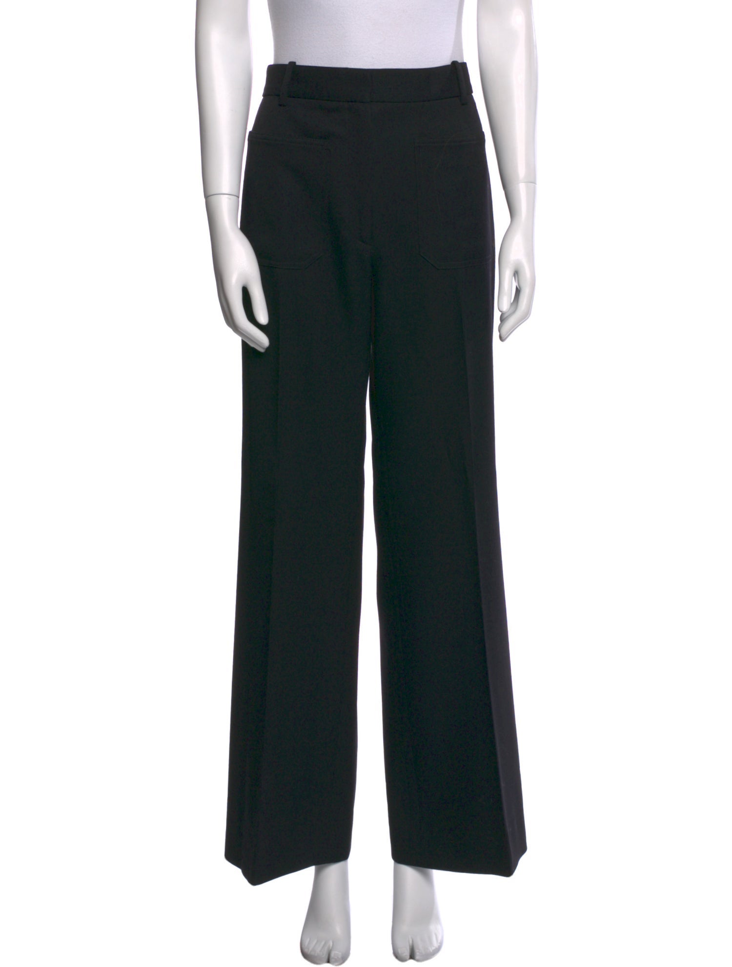 Nili Lotan Virgin Wool Wide Leg Pants