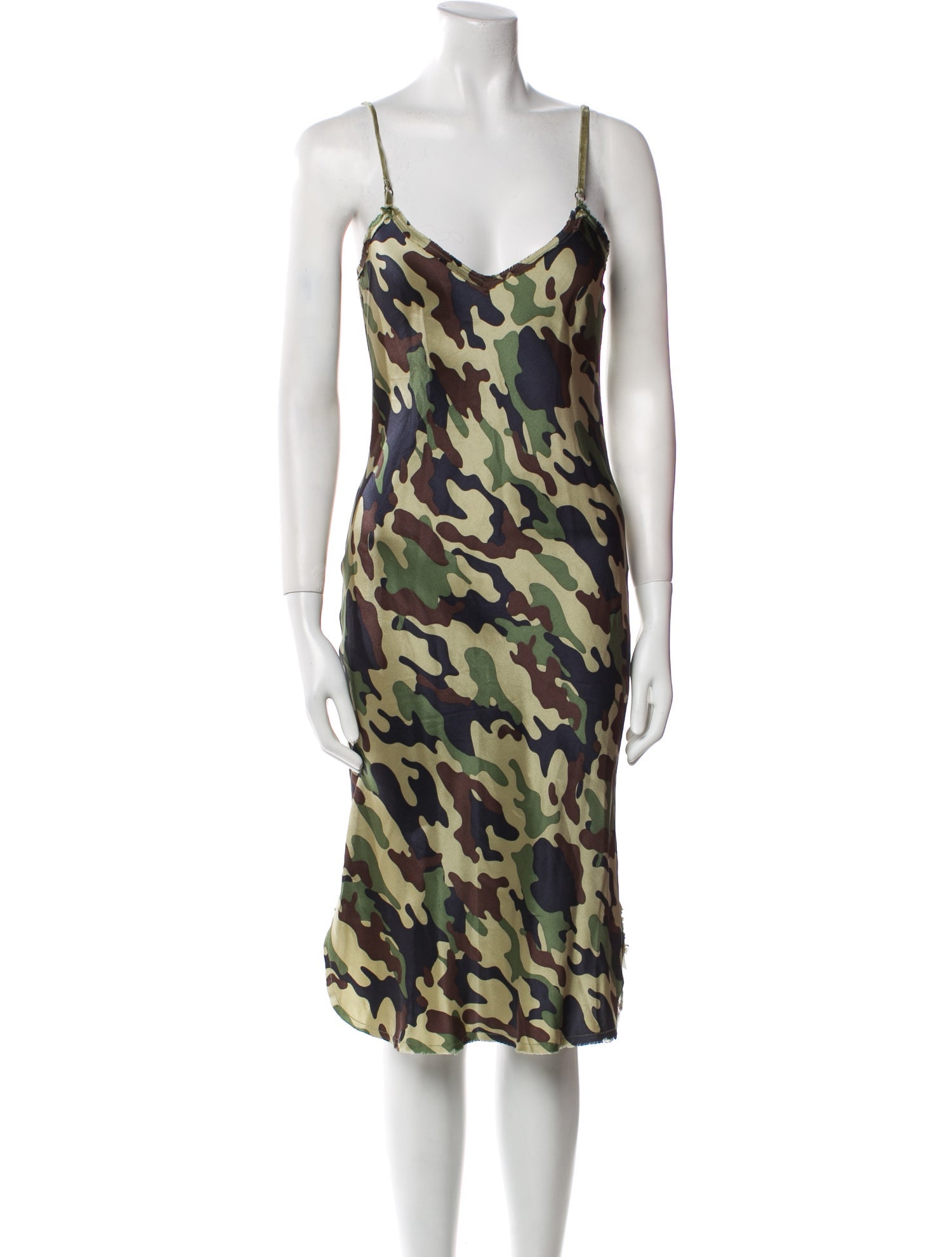 Nili Lotan Silk Midi Length Dress