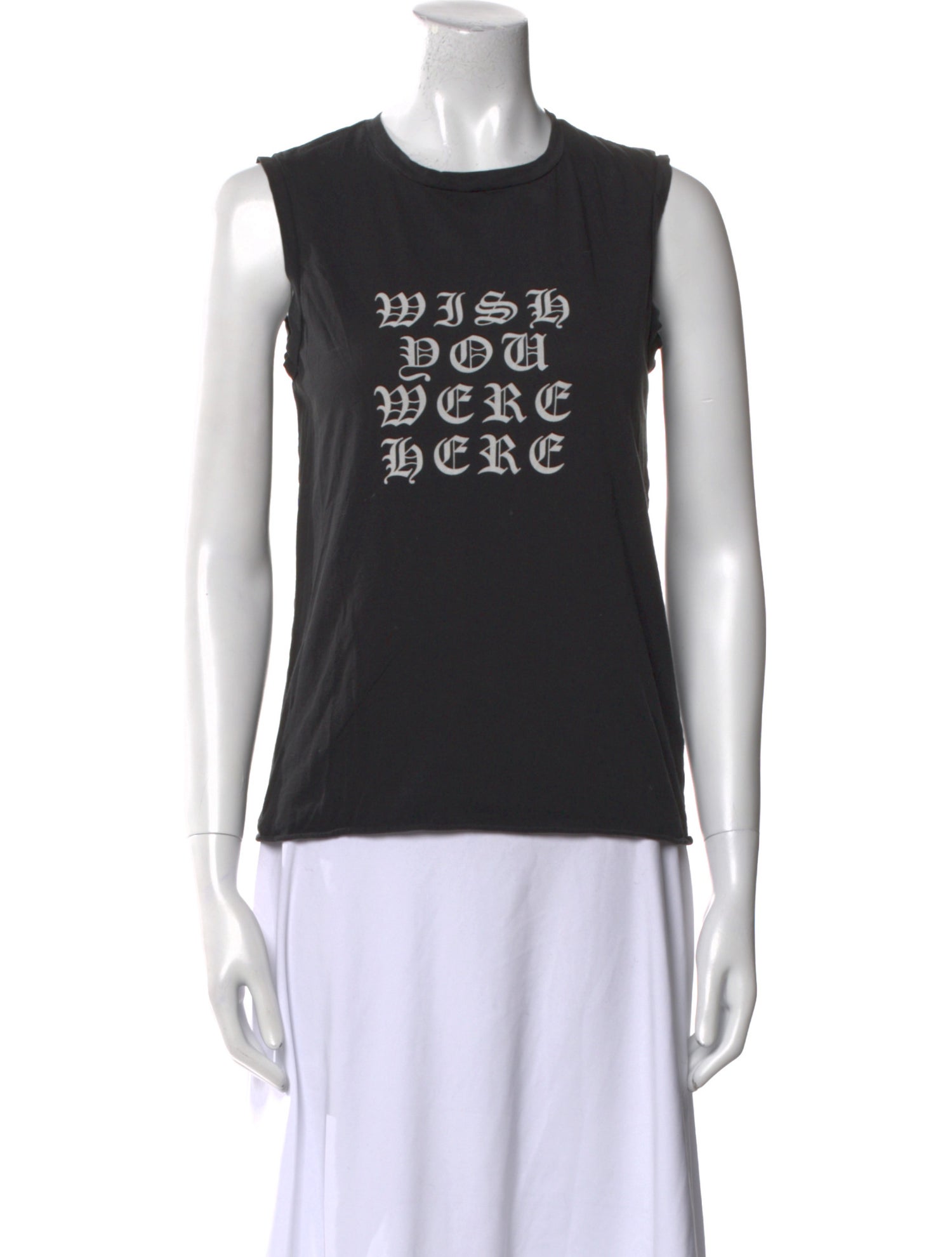 Nili Lotan Graphic Print Crew Neck Top