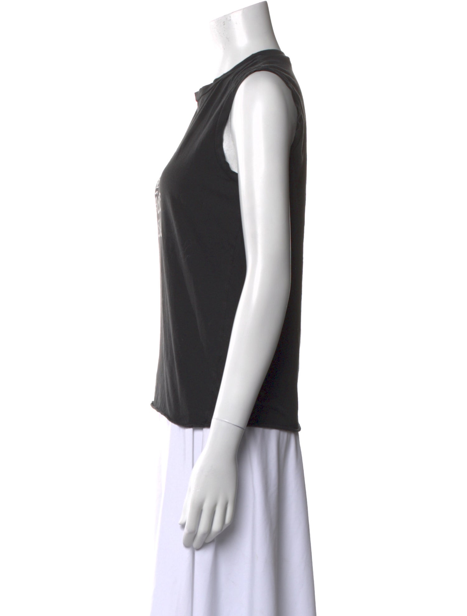 Nili Lotan Graphic Print Crew Neck Top