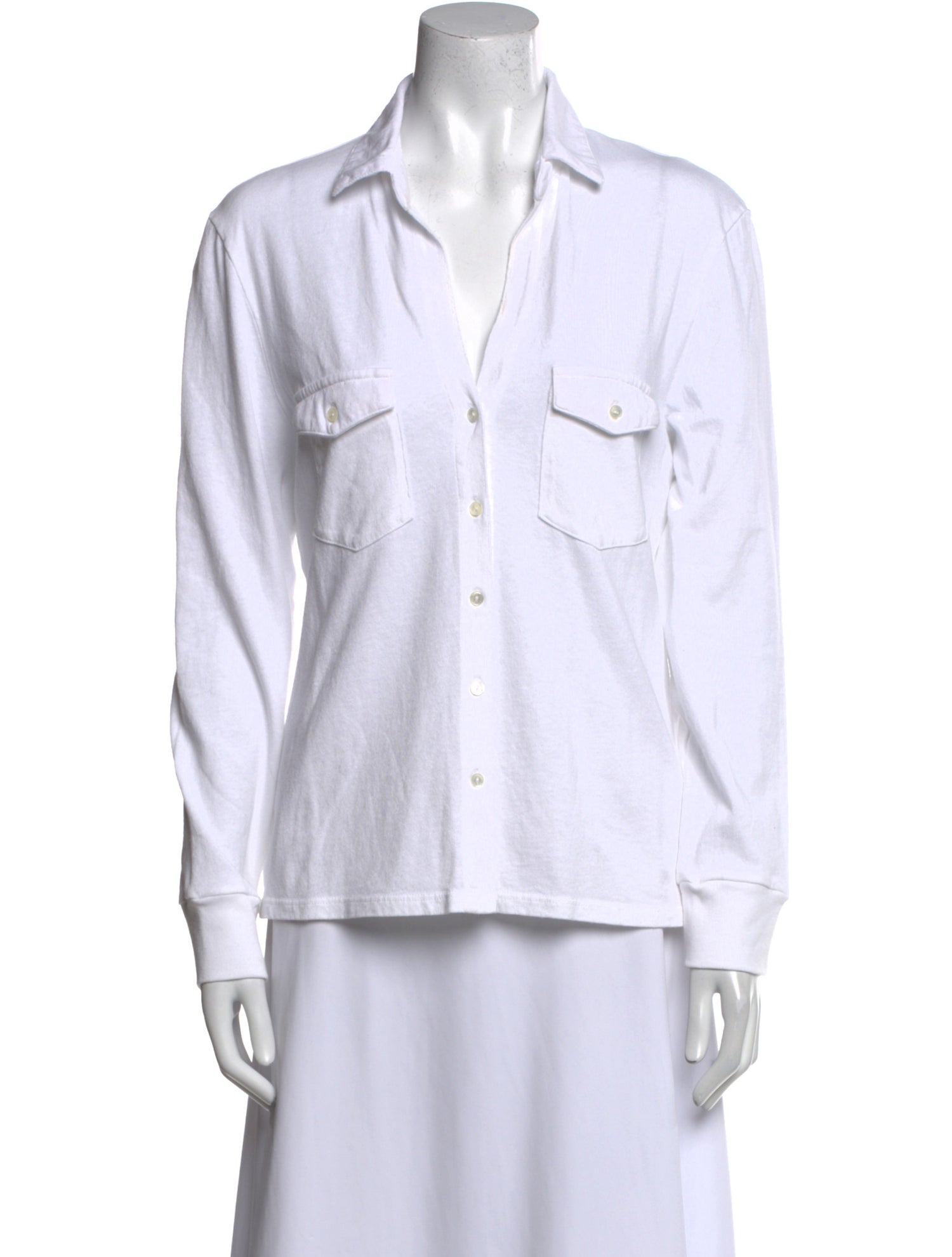 Nili Lotan Long Sleeve Button-Up Top