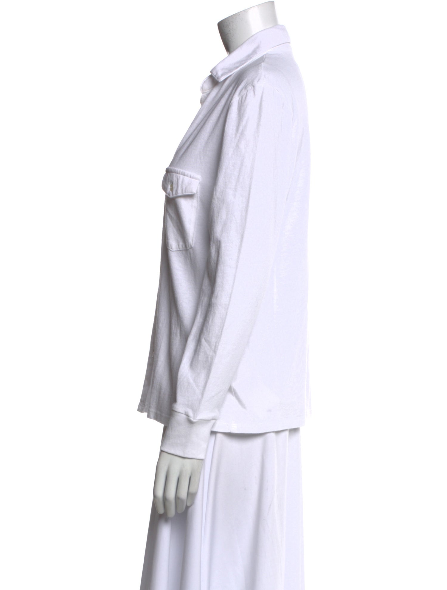 Nili Lotan Long Sleeve Button-Up Top