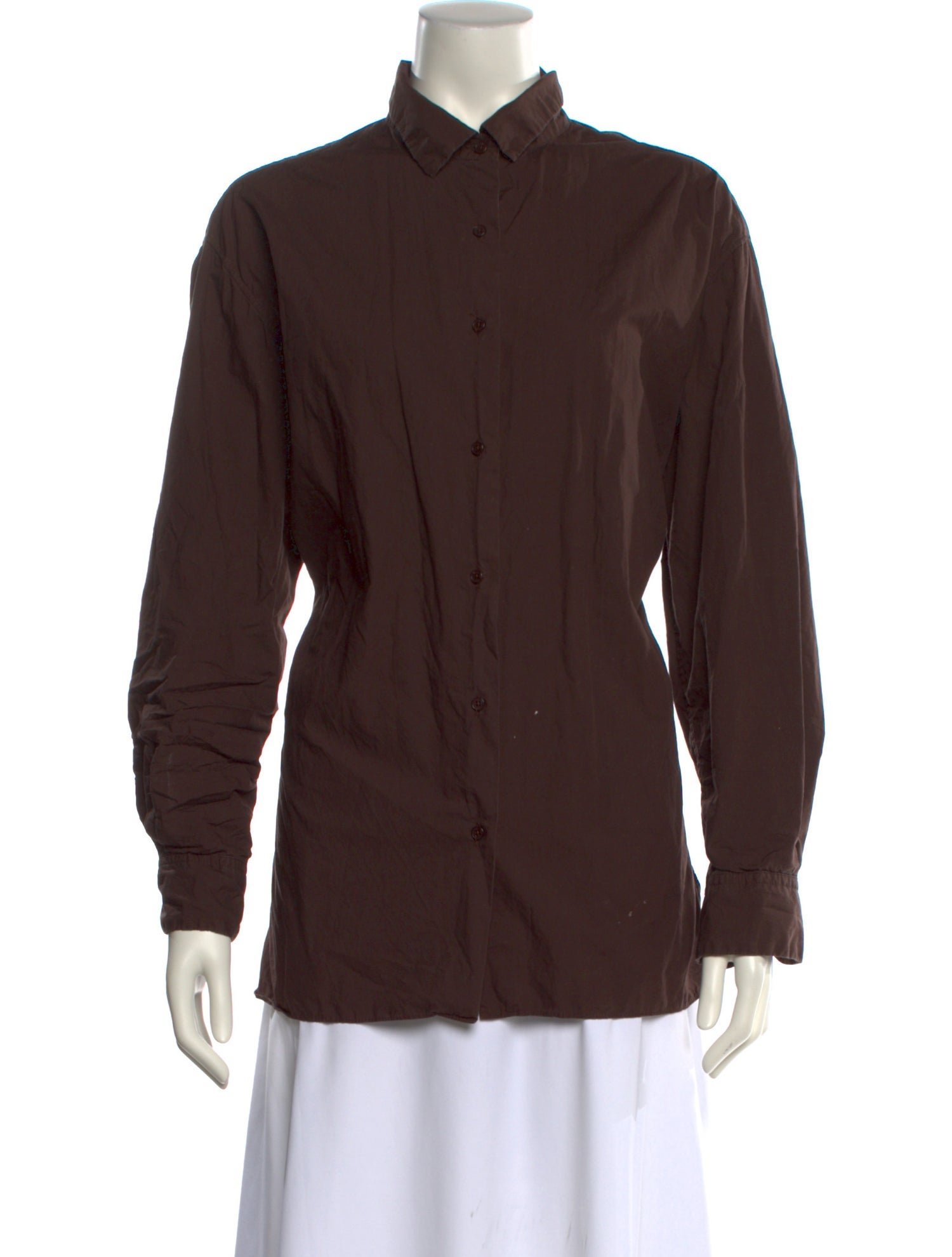 Nili Lotan Long Sleeve Button-Up Top