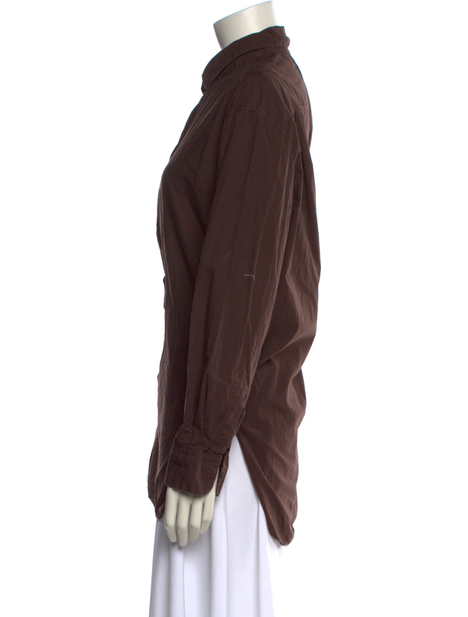 Nili Lotan Long Sleeve Button-Up Top