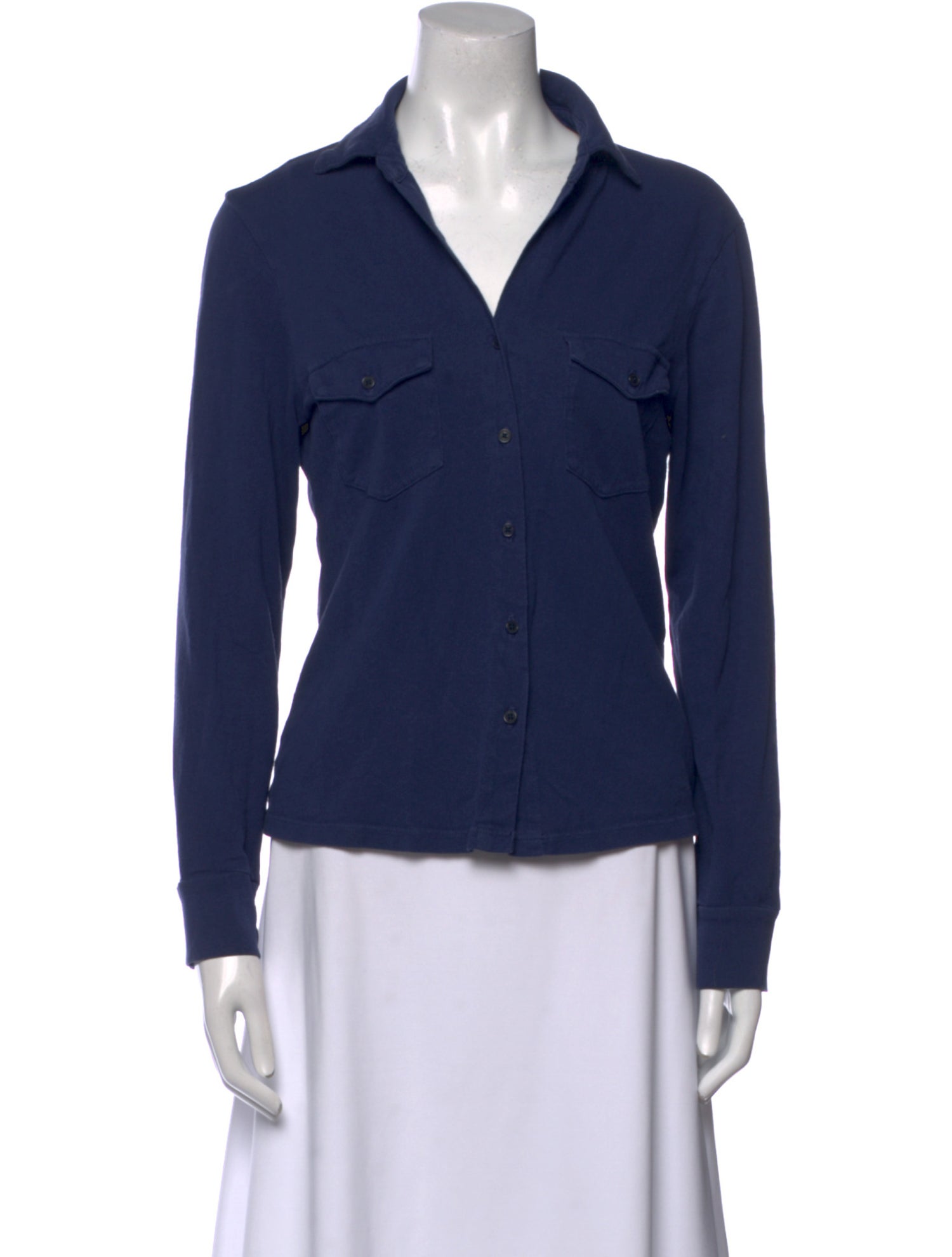 Nili Lotan Long Sleeve Button-Up Top