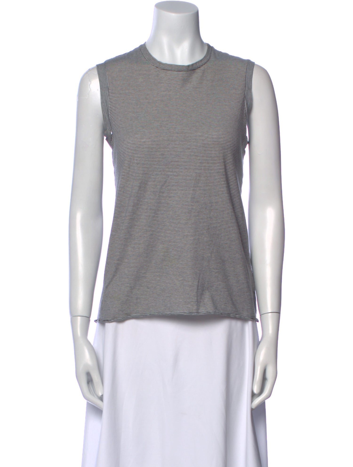 Nili Lotan Striped Crew Neck Top