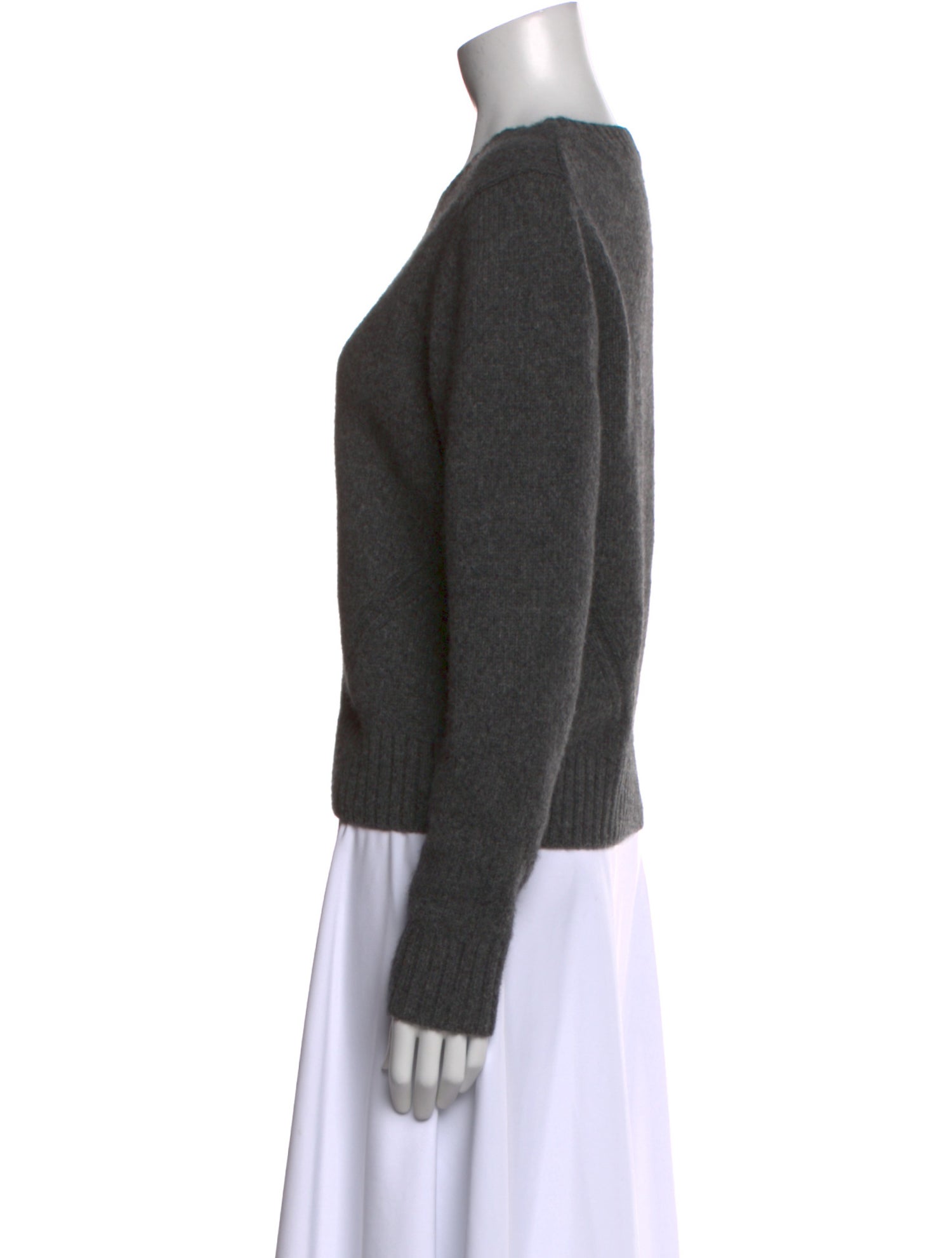 Nili Lotan Wool Scoop Neck Sweater