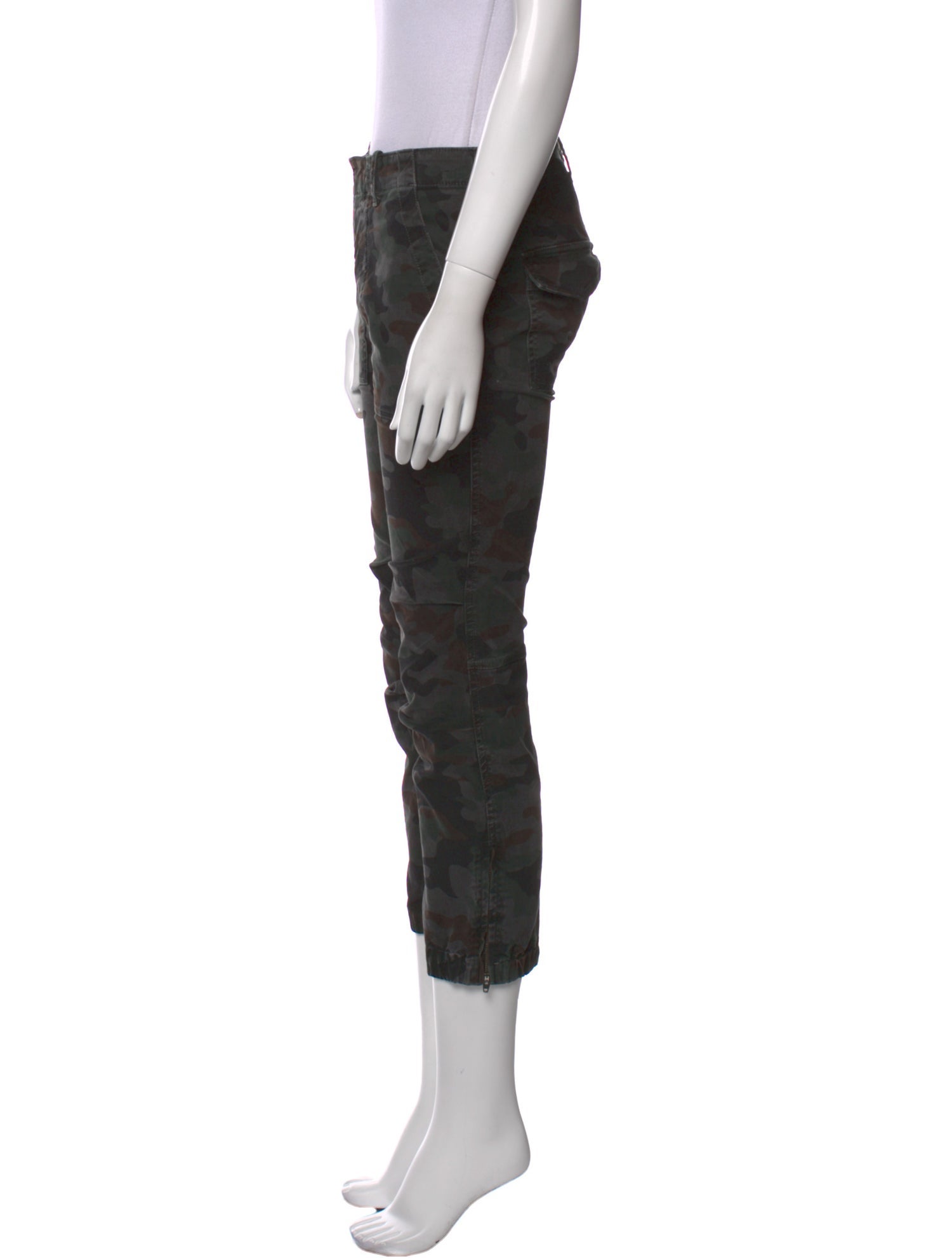 Nili Lotan Camouflage Print Straight Leg Pants