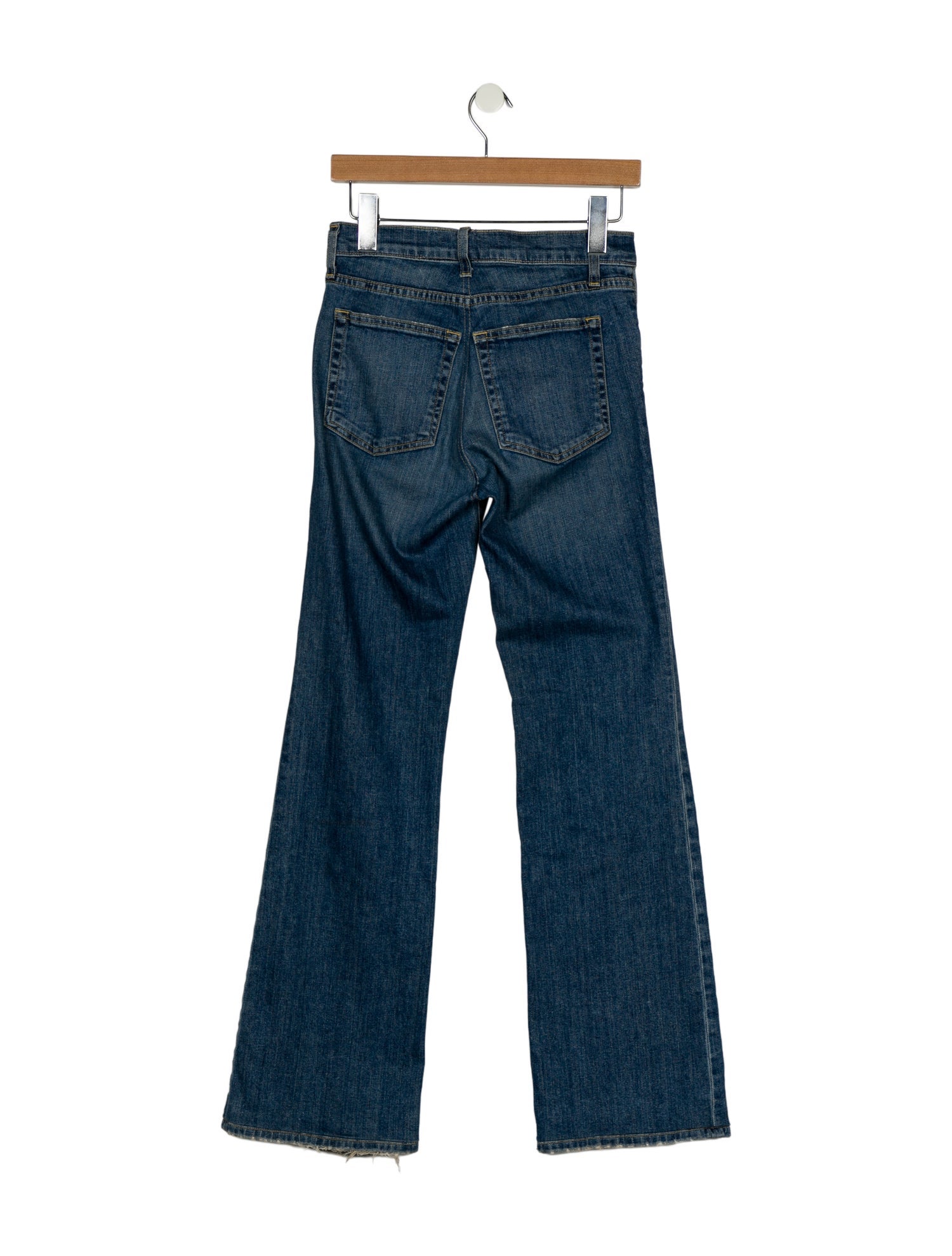 Nili Lotan Mid-Rise Wide Leg Jeans